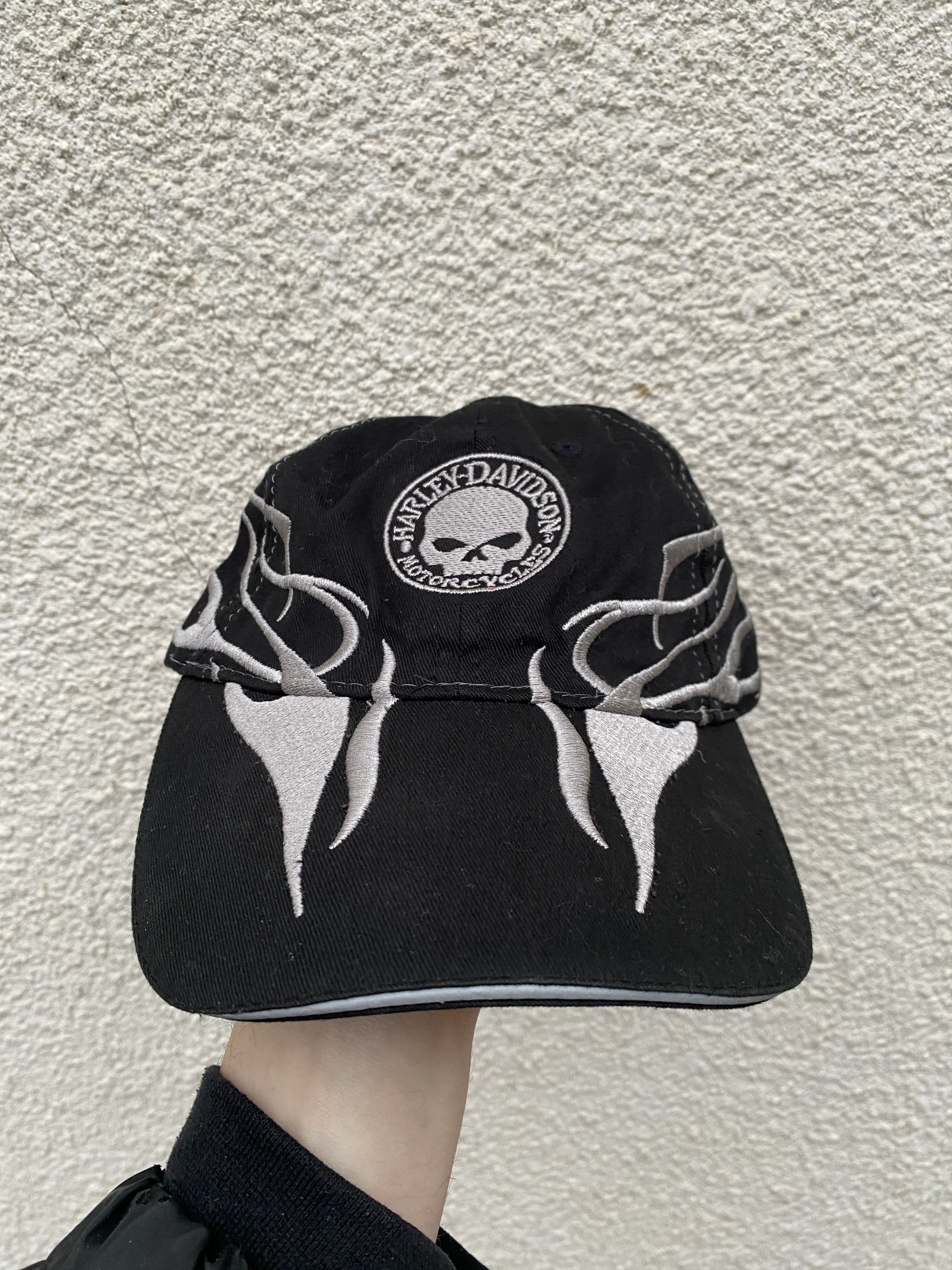 Harley Davidson × Vintage ULTRA RARE HARLEY DAVIDSON GRAIL SKULL CAP Size ONE SIZE - 2 Thumbnail