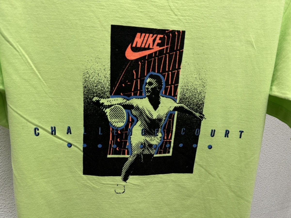 Nike Nike Court Challenger vintage rave t-shirt M sz Size US M / EU 48-50 / 2 - 7 Thumbnail