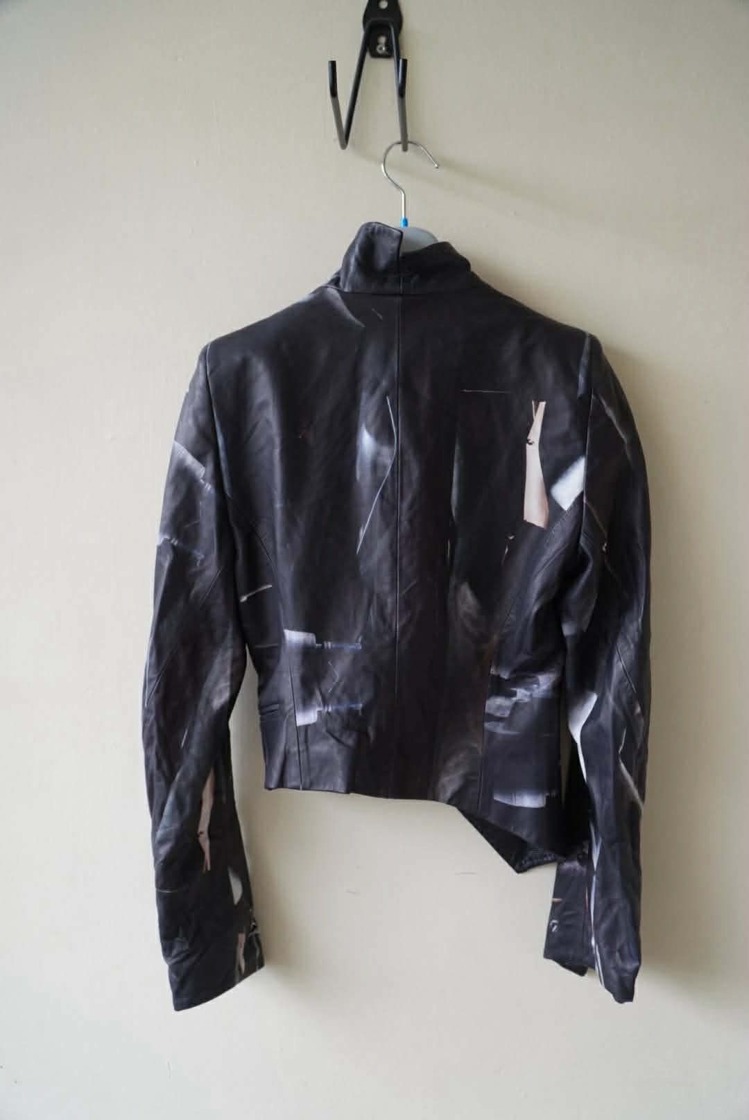 Ann Demeulemeester FW16 Ann Demeulemeester asymmetrical style leather jacket Size XS / US 0-2 / IT 36-38 - 8 Thumbnail