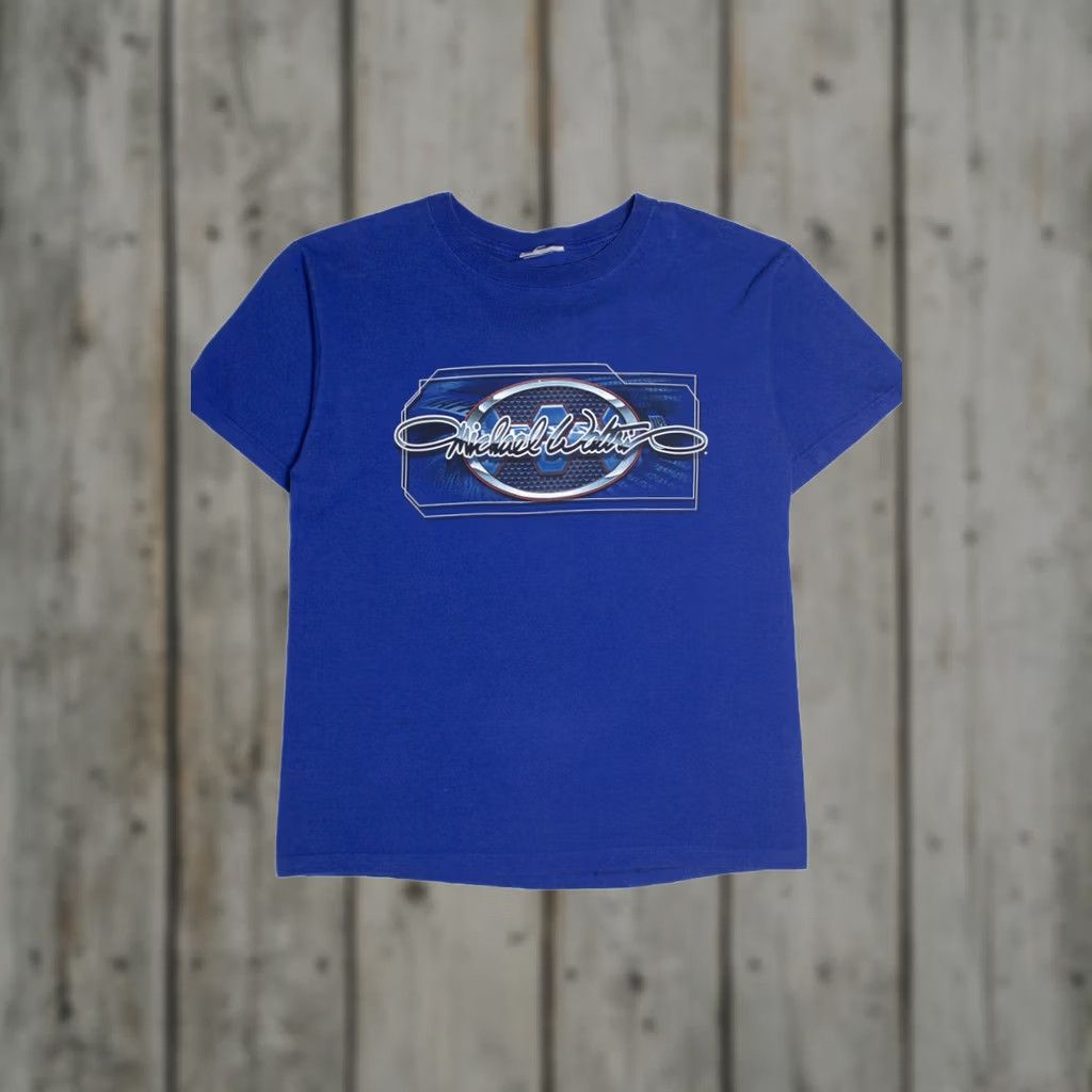 NASCAR Michael Waltrip #55 NASCAR Blue Medium Racing T-Shirt Front/Back Print Size US M / EU 48-50 / 2 - 1 Thumbnail