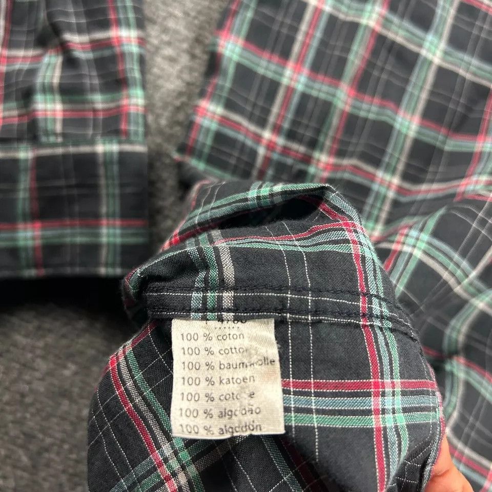 Lacoste Lacoste Shirt Mens 42 Large Plaid Button Up Crocodile Logo Size US L / EU 52-54 / 3 - 8 Thumbnail