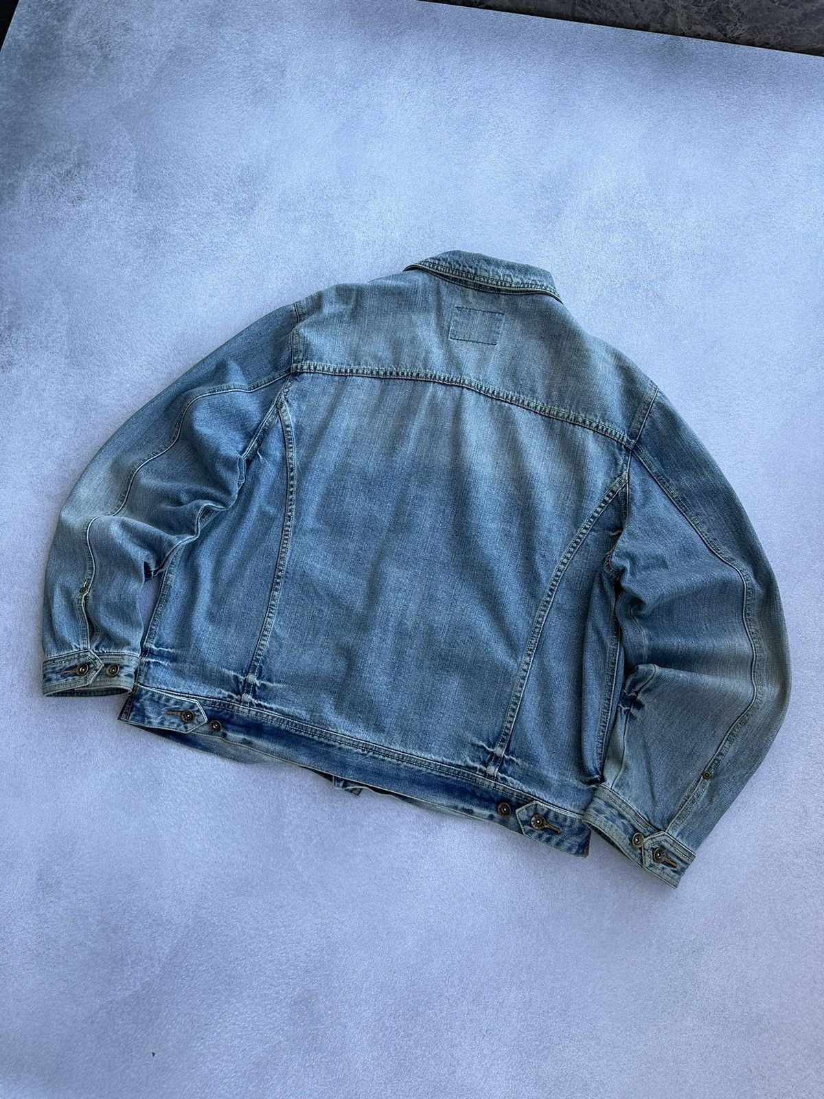 Casablanca × Vintage Vintage Casablanca Denim Distressed Japanese Jacket Size US XL / EU 56 / 4 - 13 Thumbnail
