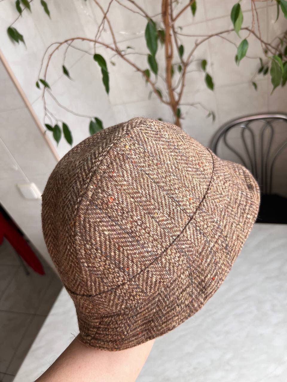 Barbour × Vintage Vintage 90s Barbour Bucket Cap Hat Wool Streetwear Hype Size ONE SIZE - 11 Thumbnail