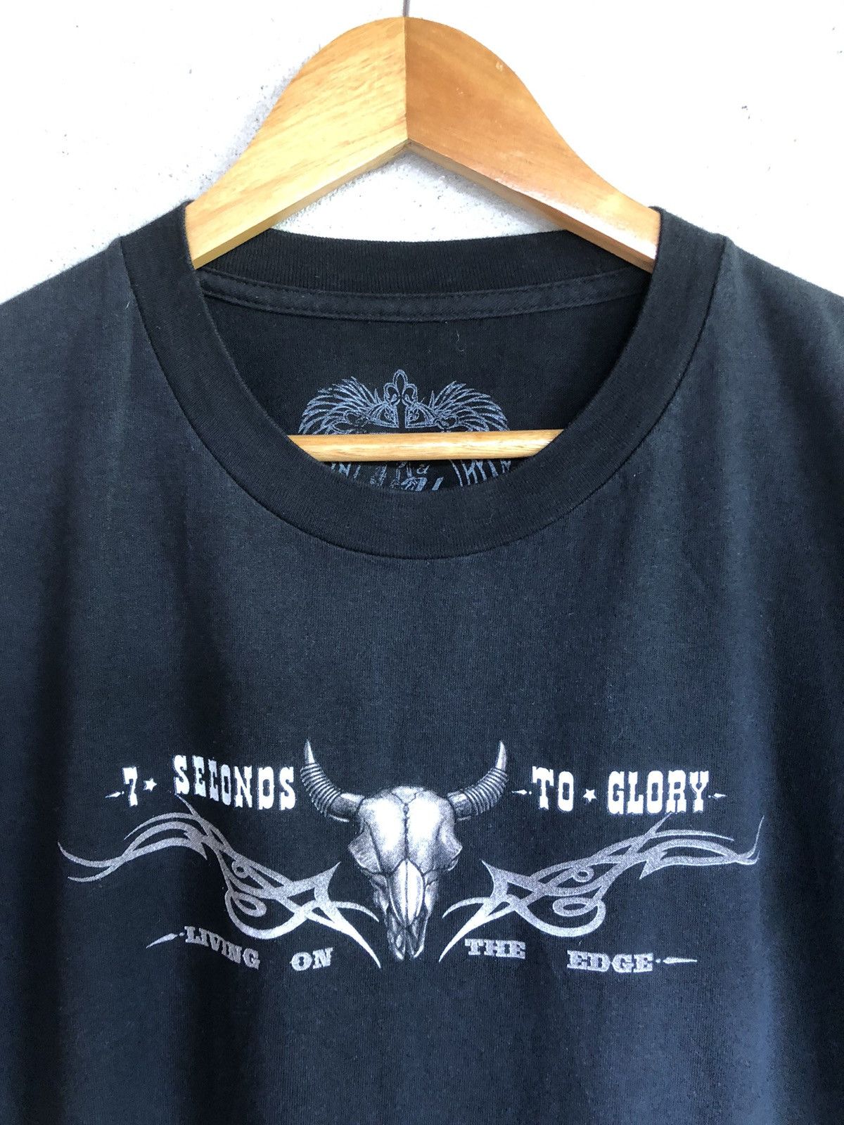 Japanese Brand × Vintage Crazy OVP Backhit Cowboy Rodeo Graphic Tee Size US L / EU 52-54 / 3 - 9 Thumbnail