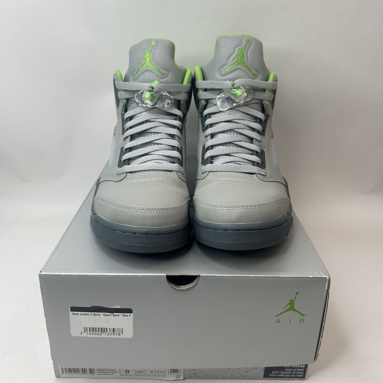 Nike Nike Air Jordan 5 Retro OG “Green Bean” 2023 Size US 9 / EU 42 - 2 Thumbnail