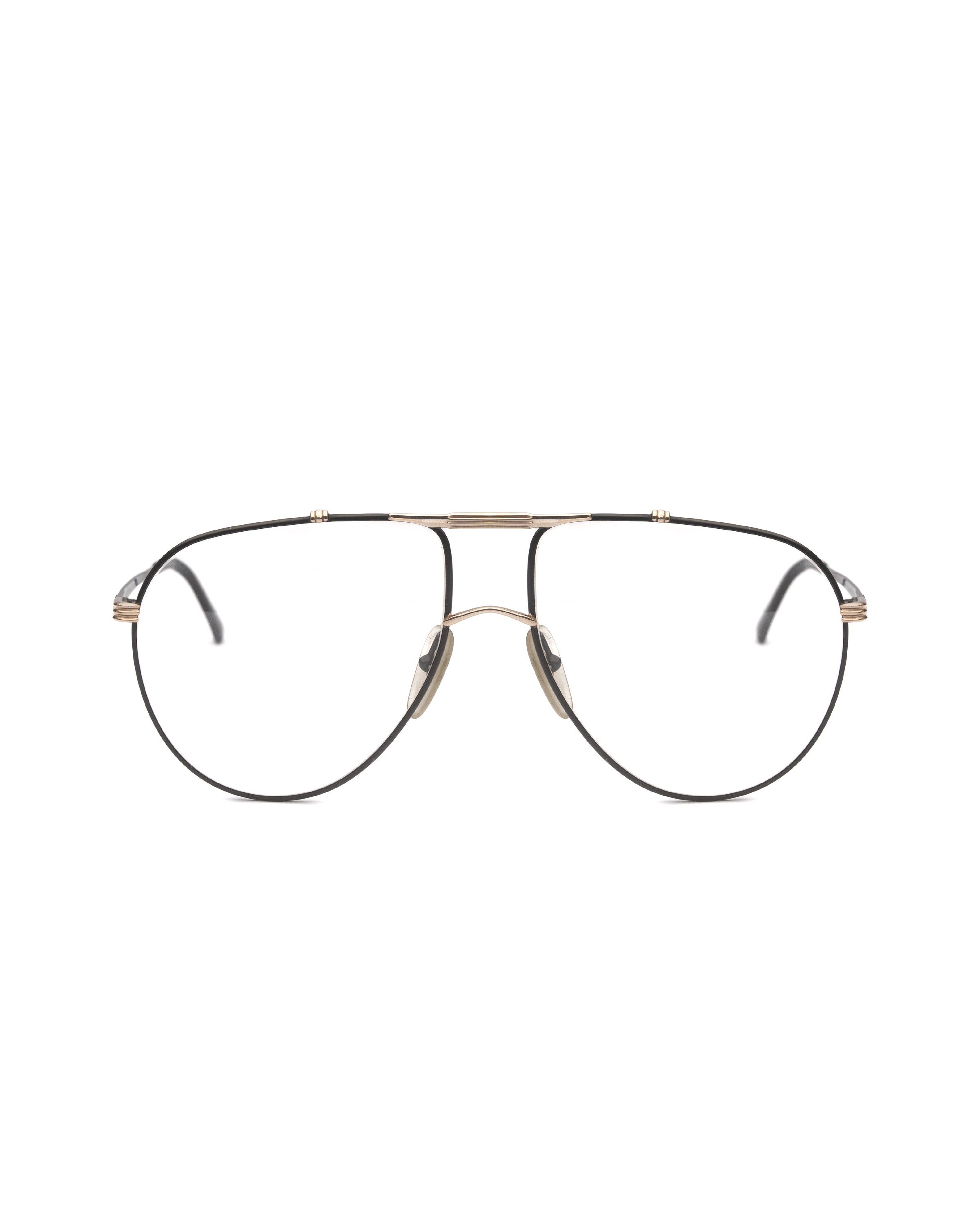 Christian Dior Monsieur Christian Dior Monsieur 80's Black & Gold Pilot Glasses Size ONE SIZE - 2 Thumbnail