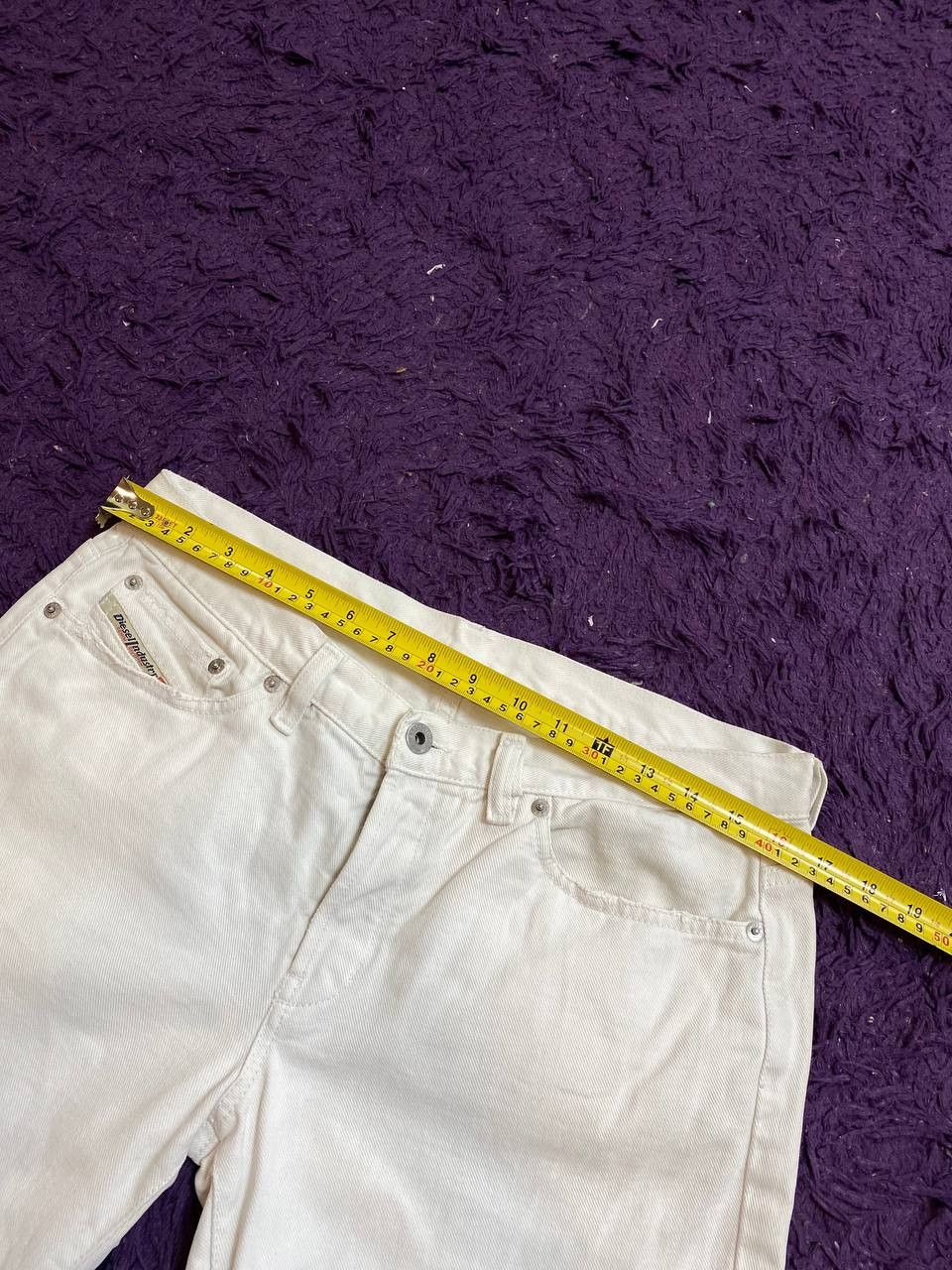 Diesel Diesel logo Vintage white denim Shorts Y2K made in Italy Size US 32 / EU 48 - 14 Thumbnail