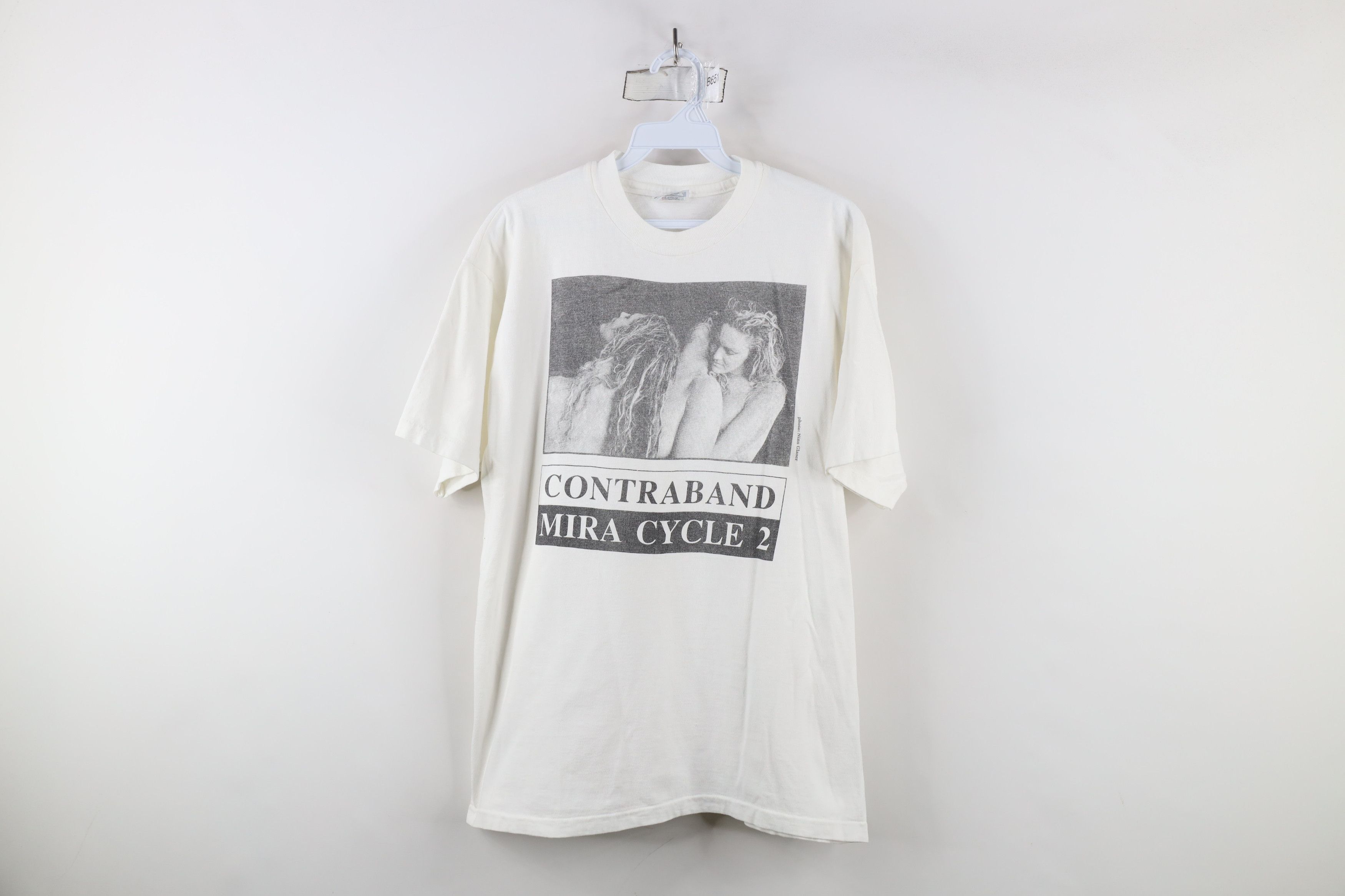 Vintage Vintage 90s Contraband Mira Cycle 2 Dance Group T-Shirt USA Size US L / EU 52-54 / 3 - 1 Thumbnail