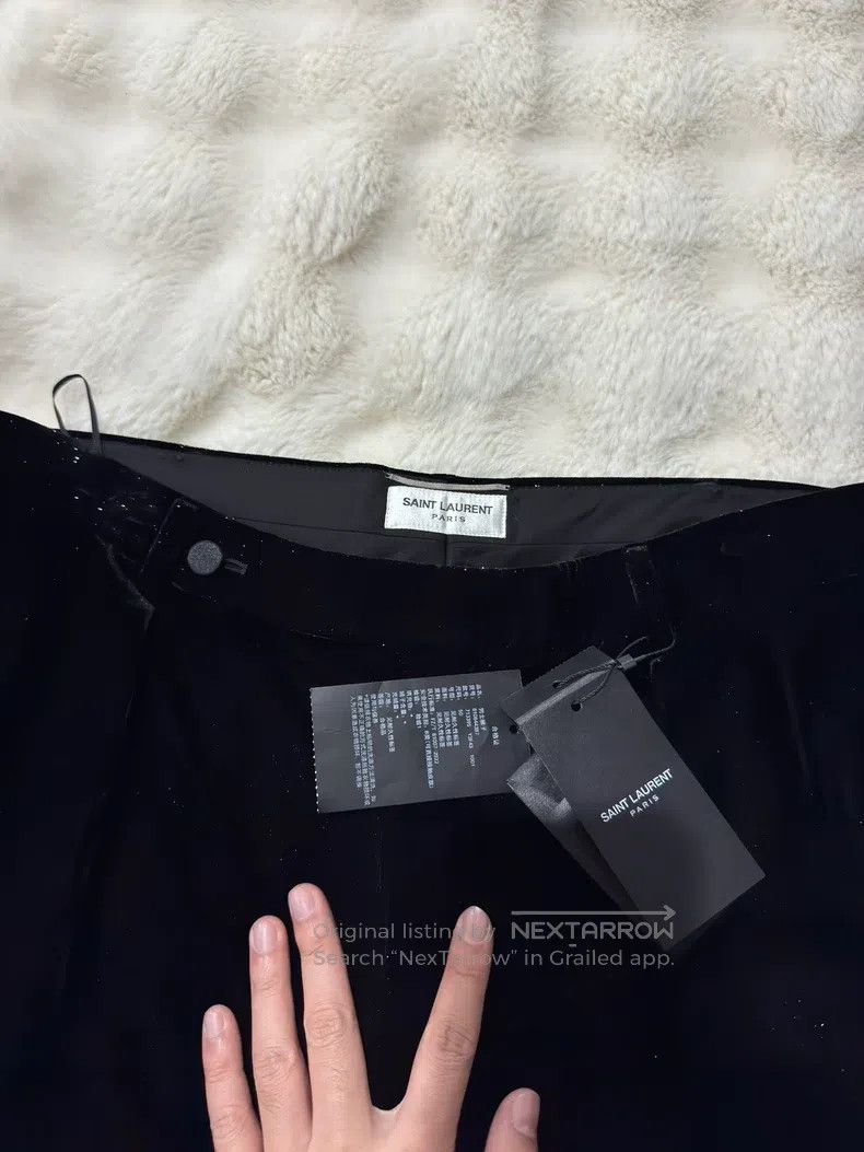 Saint Laurent Paris Saint Laurent Paris Starry Galaxy Velvet Trousers Size US 34 / EU 50 - 3 Thumbnail