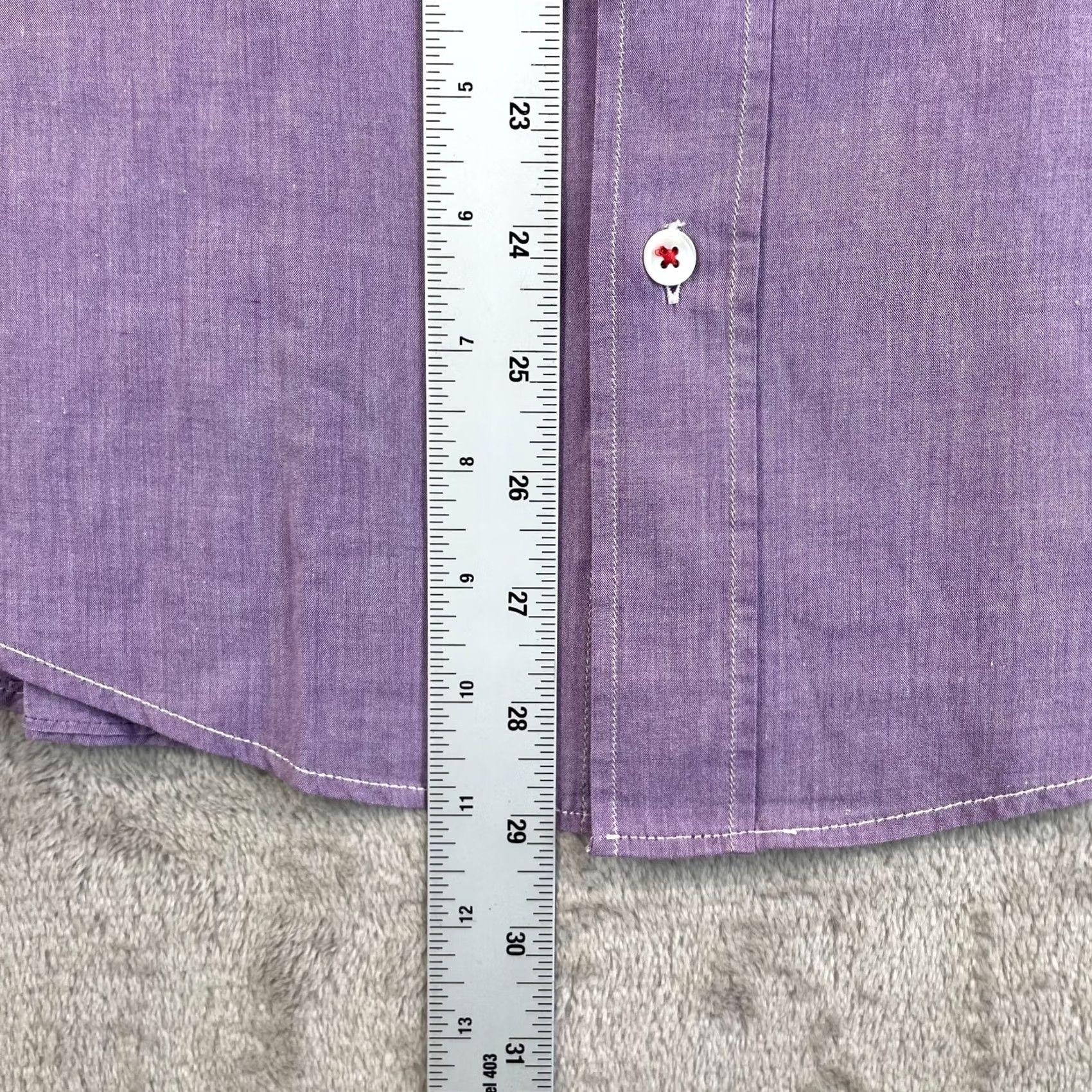 Hartford Hartford Shirt Men 2XL Lavender Long Sleeve Pocket Designer Preppy Size US XXL / EU 58 / 5 - 6 Thumbnail