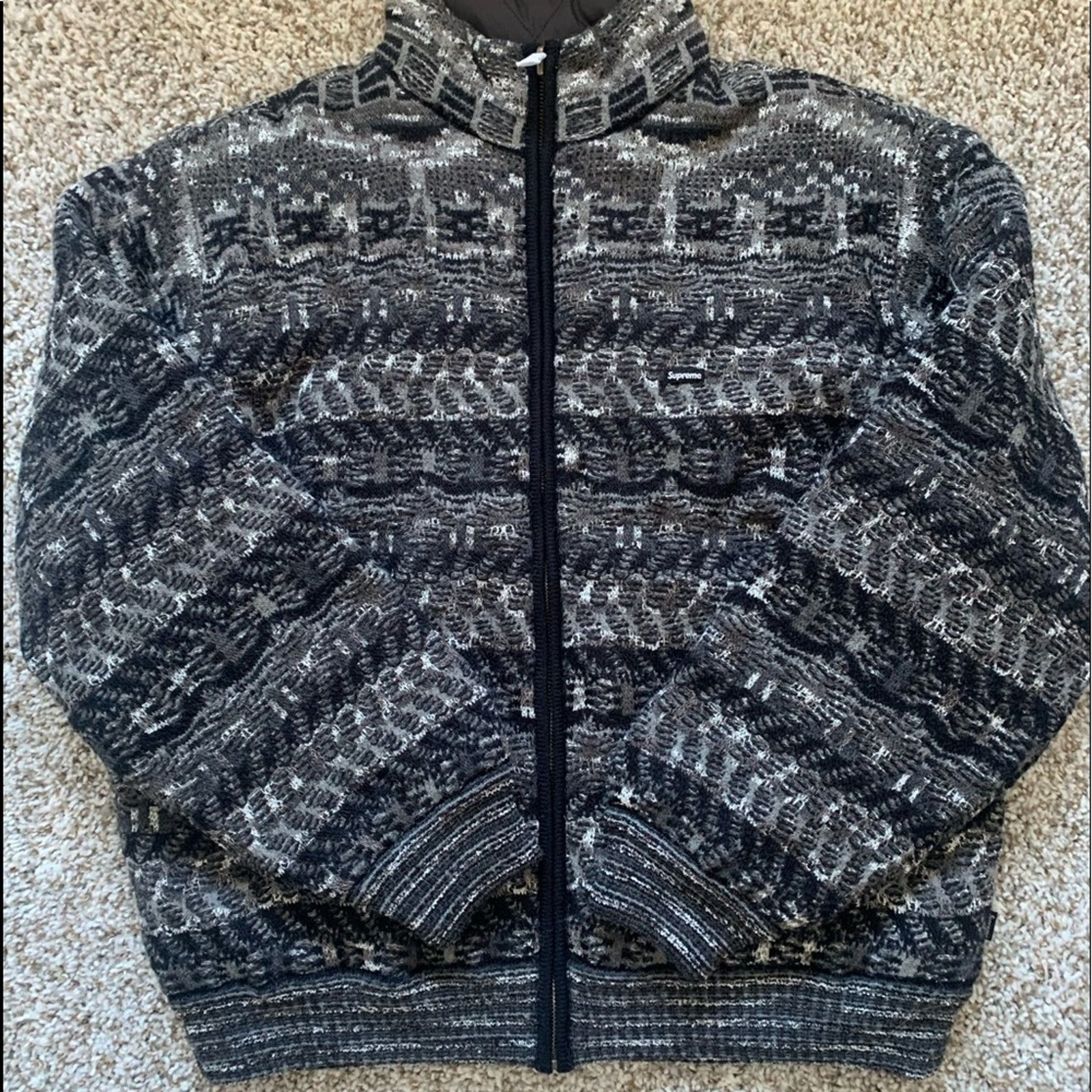 Supreme Supreme x Missoni Reversible Knit Jacket M – Black – W Tags Size US M / EU 48-50 / 2 - 6 Thumbnail