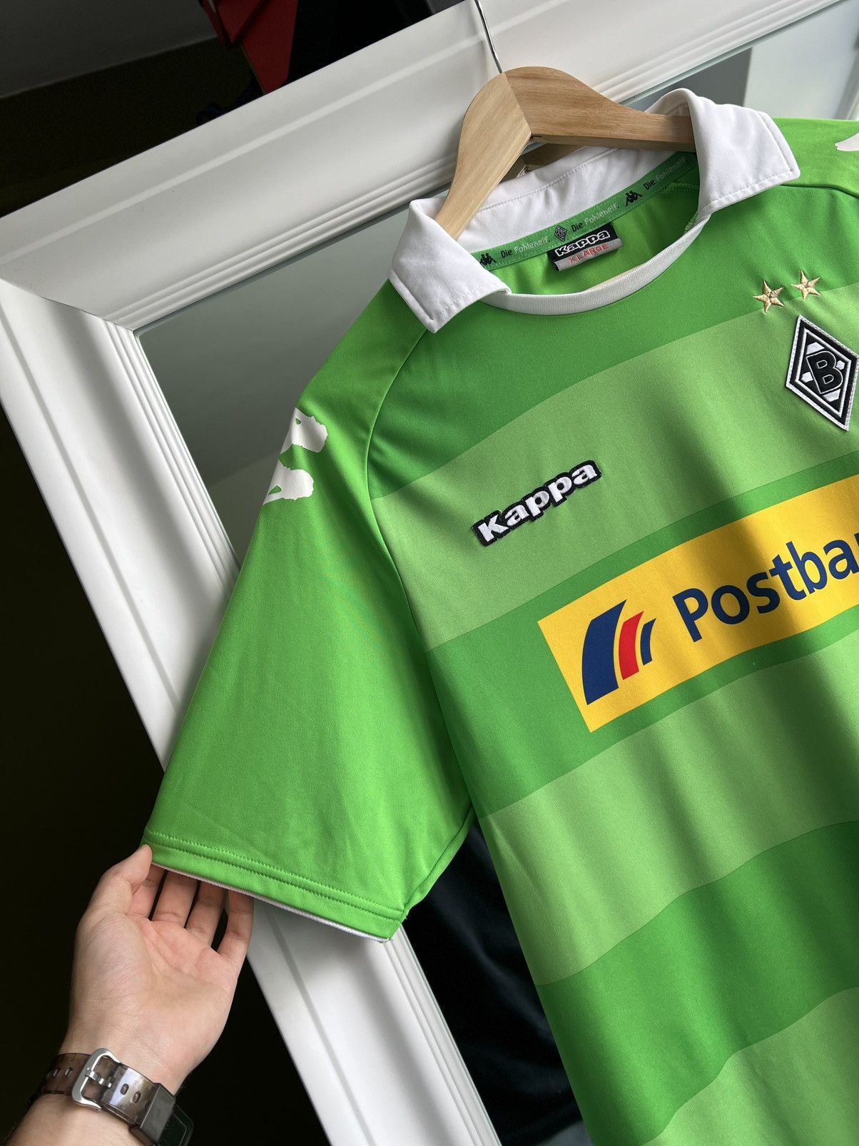 Kappa Kappa Borussia Mönchengladbach Home Shirt XL Postbank Size US XL / EU 56 / 4 - 6 Thumbnail