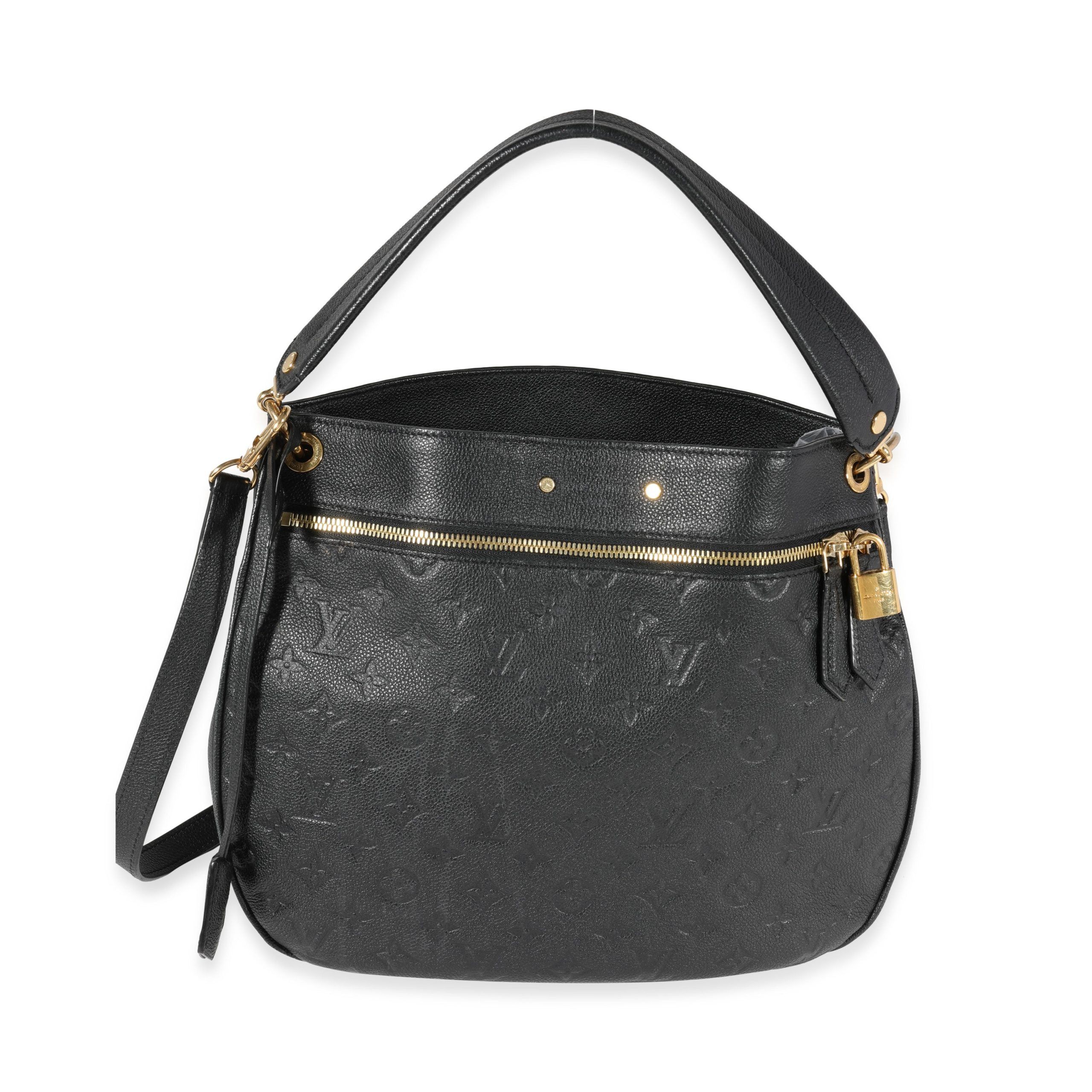 image of Louis Vuitton Black Monogram Empreinte Spontini, Women's