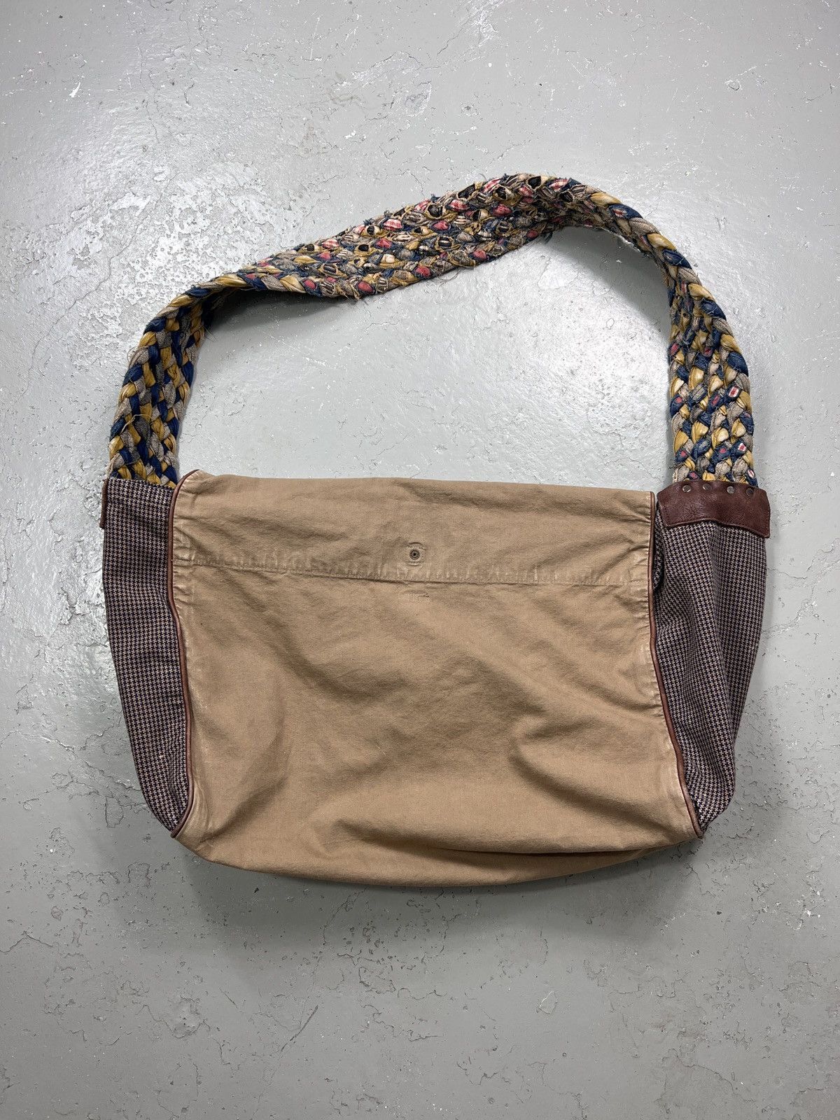 Kapital Vintage 00s Kapital Woven Strap Messenger Bag Size ONE SIZE - 2 Thumbnail