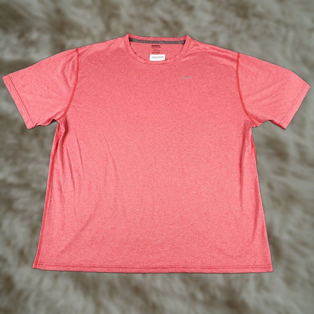 Reebok Reebok Shirt Mens Size 2XL Pink Active Pullover Short Sleeve Gym Work Out Size US XXL / EU 58 / 5 - 1 Thumbnail