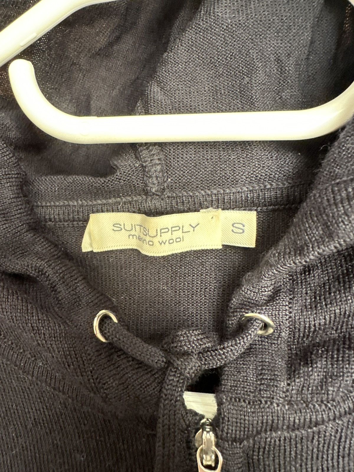 Suitsupply Merino Wool Full Zip Hooded Jumper Sweater Men Size s Size US S / EU 44-46 / 1 - 3 Thumbnail