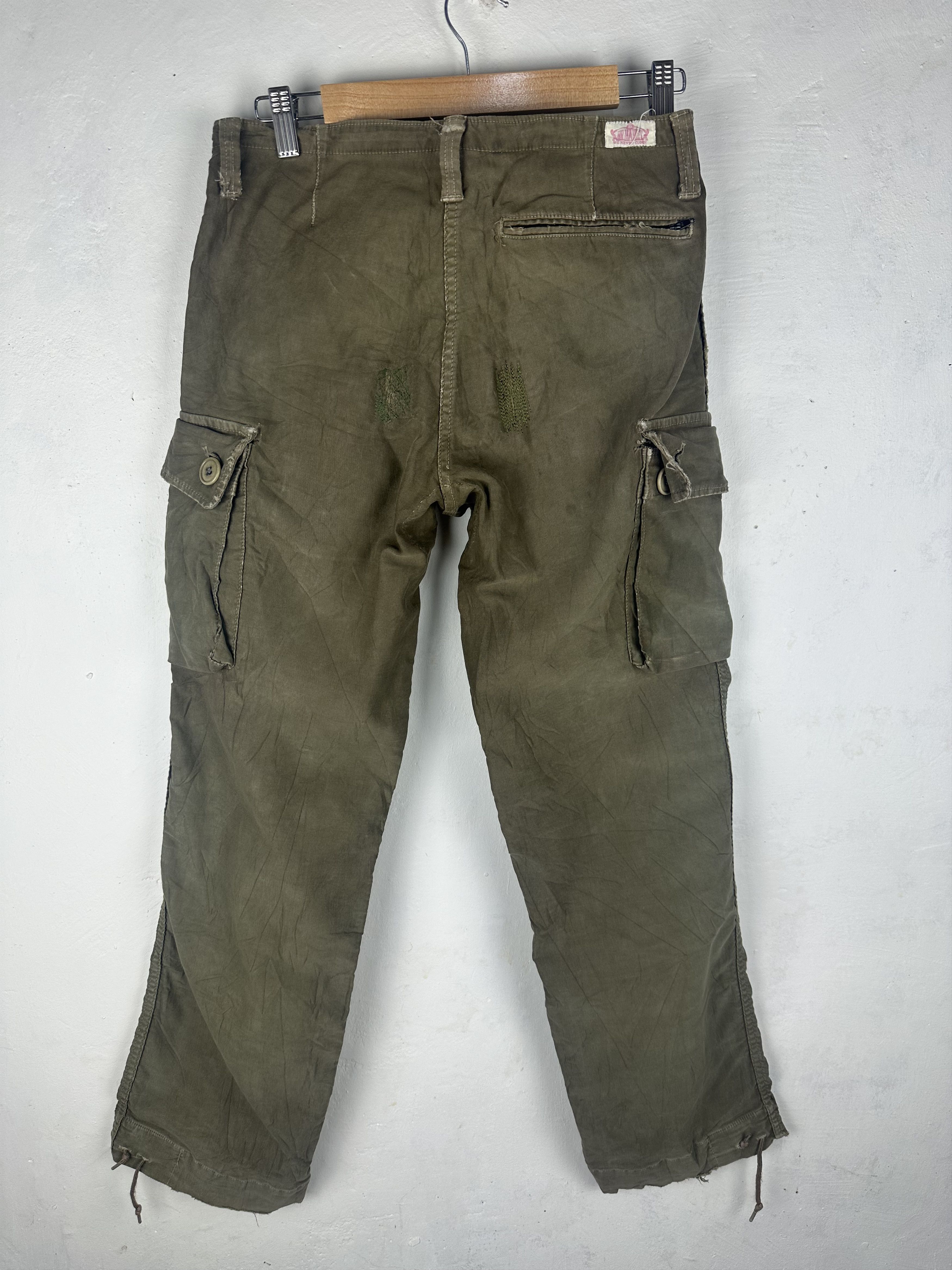 If Six Was Nine CARGO PANTS HR MARKET DRAWSTRING MULTIPOCKET SENDITIONARIES Size US 29 - 2 Thumbnail