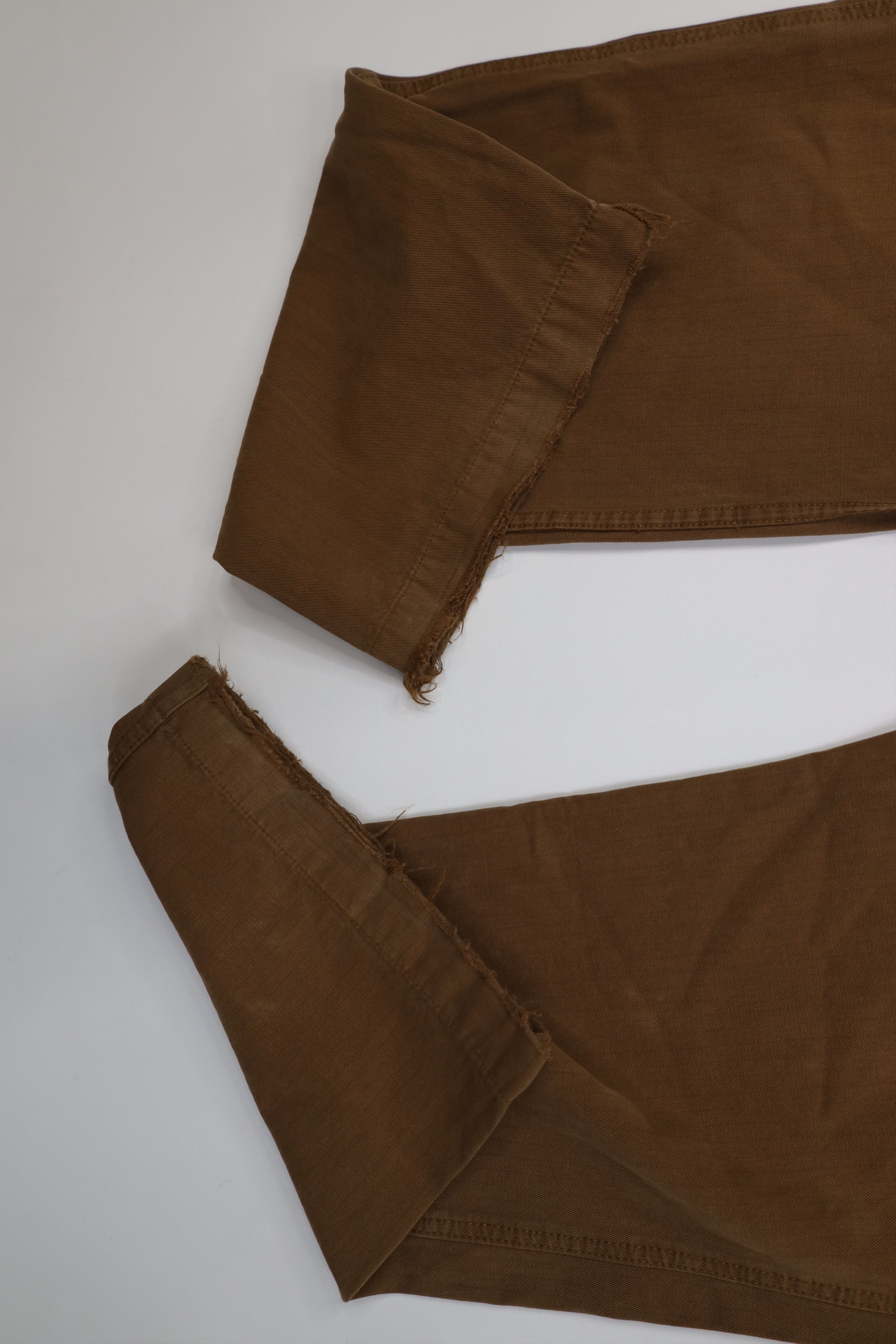 Gap Vintage Y2K Gap Pinstriped Boot Cut Wide Leg Pants Brown Size US 36 / EU 52 - 6 Thumbnail
