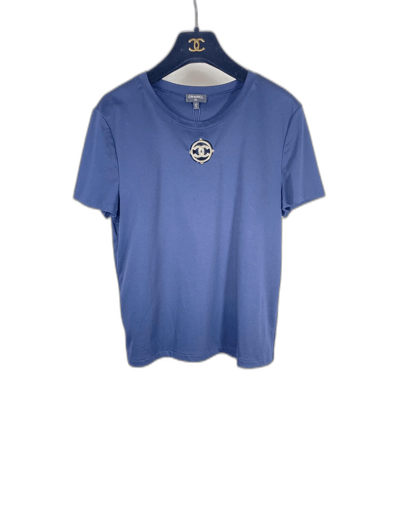 Chanel Chanel Logo Short Sleeve Tshirt -2505 Size US S / EU 44-46 / 1 - 1 Thumbnail