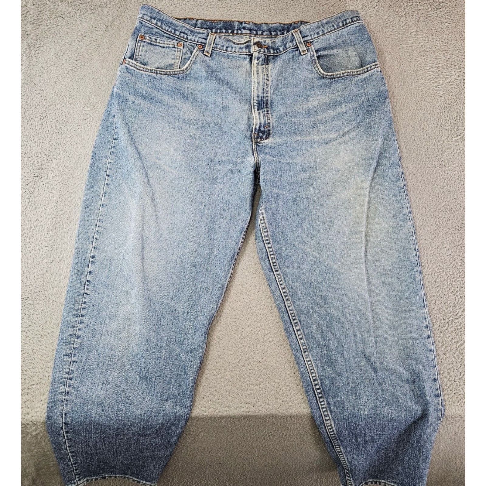 Levi's VTG Levi's 560 Jeans Men 40x28 Loose Tapered USA 90s Denim Blue Regular 5-Pocket Wide-Leg Classic Comfort Retro Mint Size US 40 / EU 56 - 2 Thumbnail