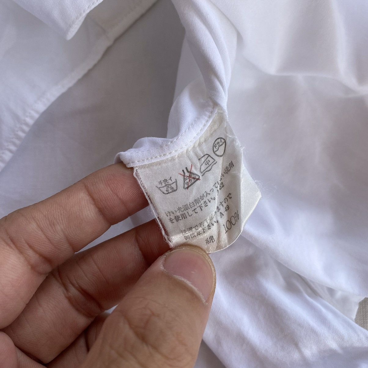 Issey Miyake Men White Shirts