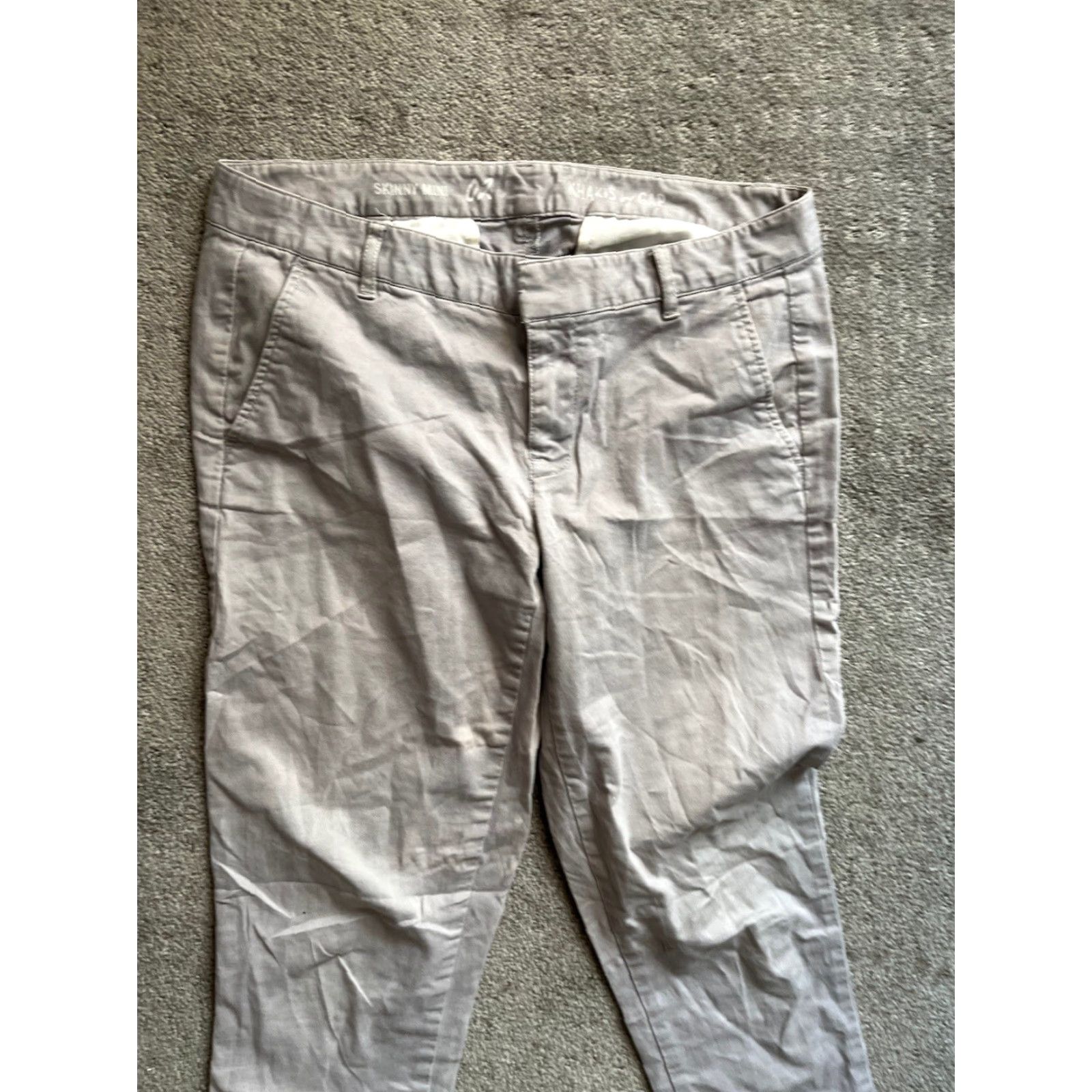 Gap Gap Khakis Pants Women's Skinny Mini Size 2 Gray Size 26" / US 2 / IT 38 - 2 Thumbnail