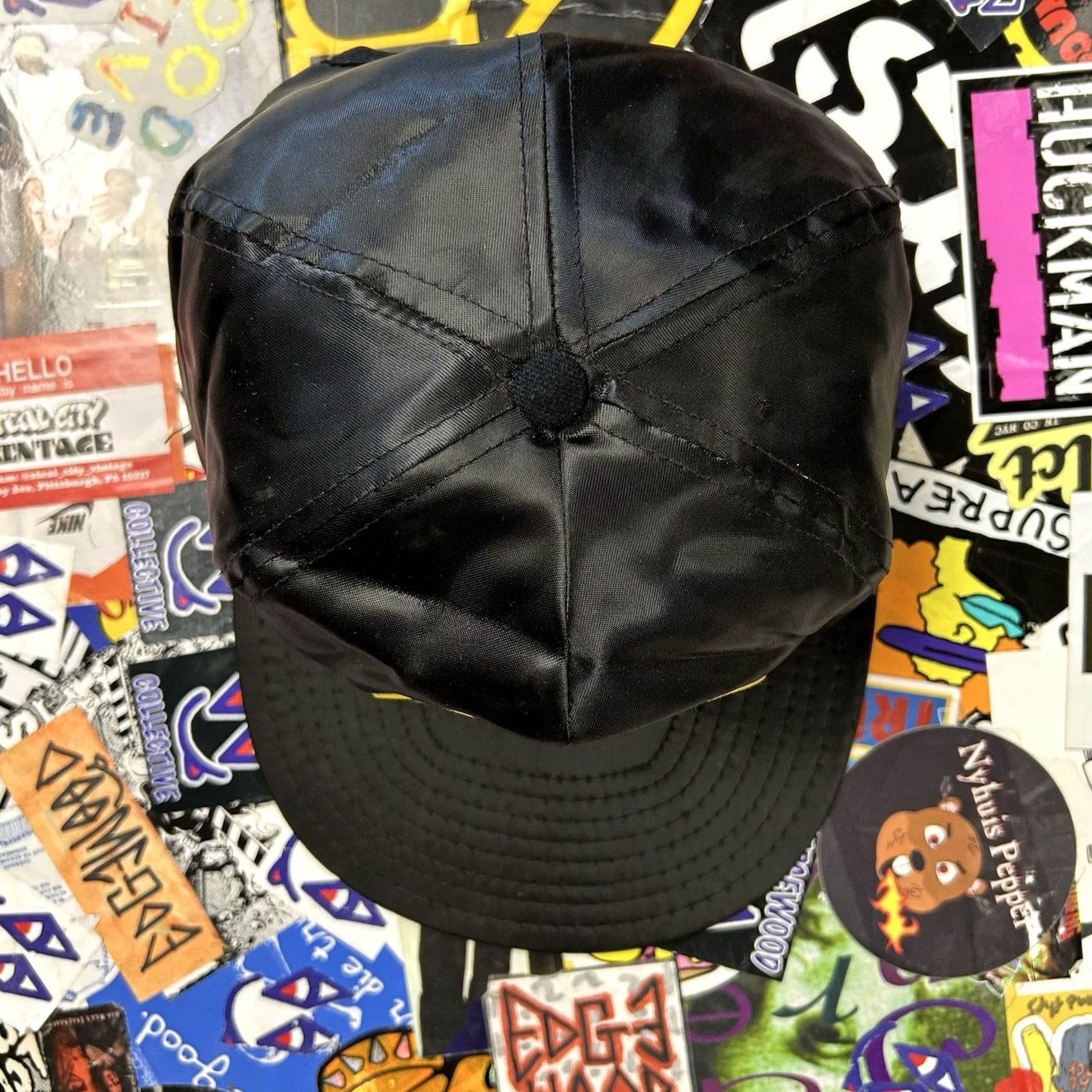 DC Comics VINTAGE Batman DC Comics SnapBack Hat Black One Size USA Mens 1964 Official Licensee Size ONE SIZE - 5 Thumbnail