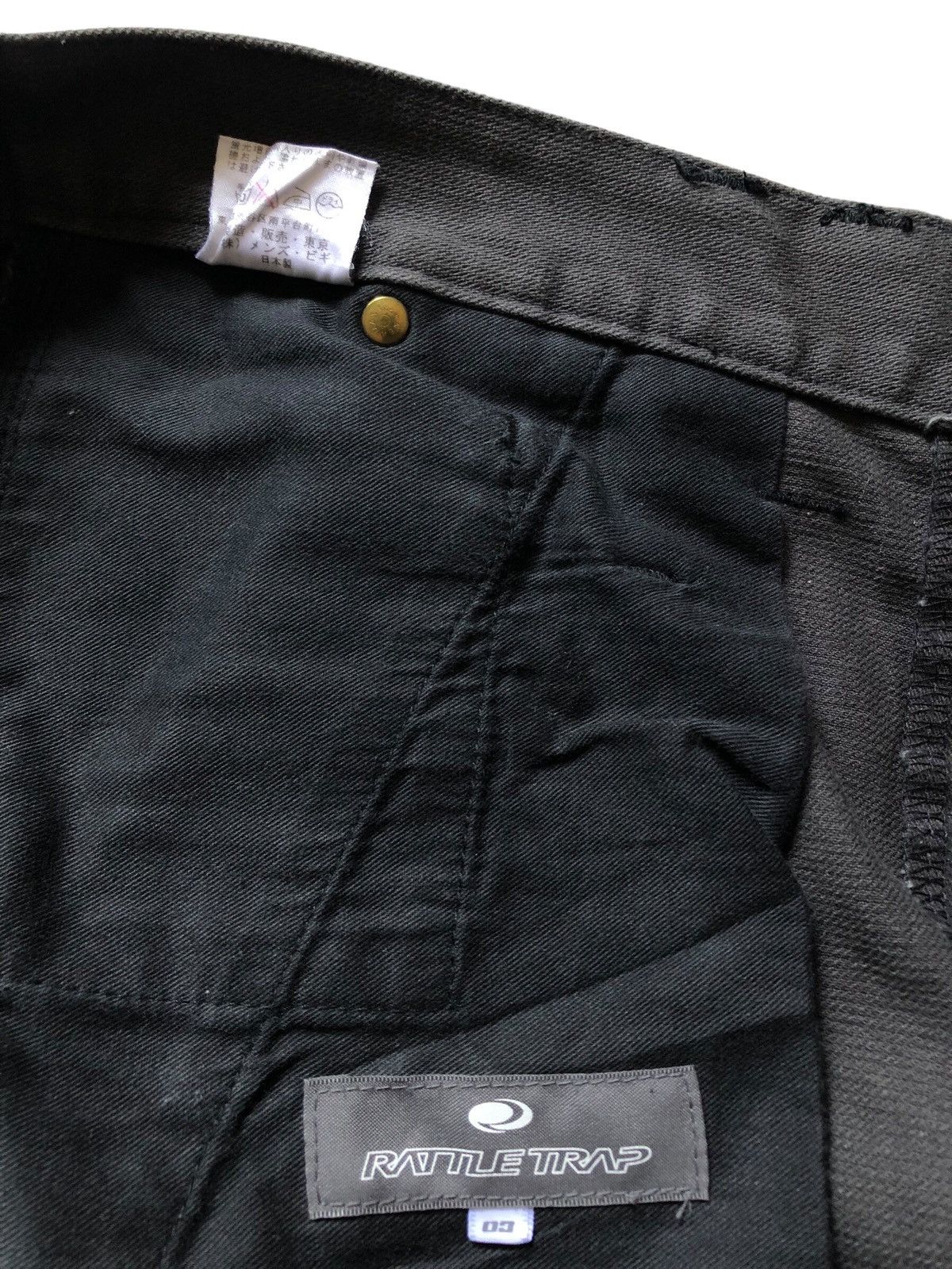 Japanese Brand Rattle Trap multizipper denim pants Size US 33 - 9 Thumbnail