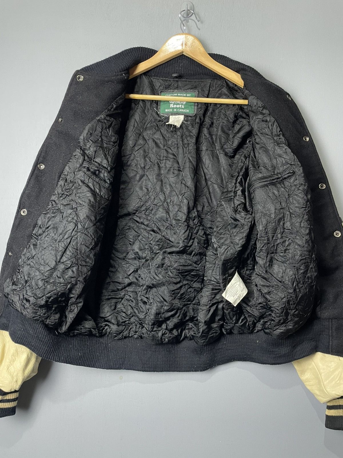 Vintage Vintage minnesota wild varsity jacket leather sleeve Size US L / EU 52-54 / 3 - 3 Thumbnail