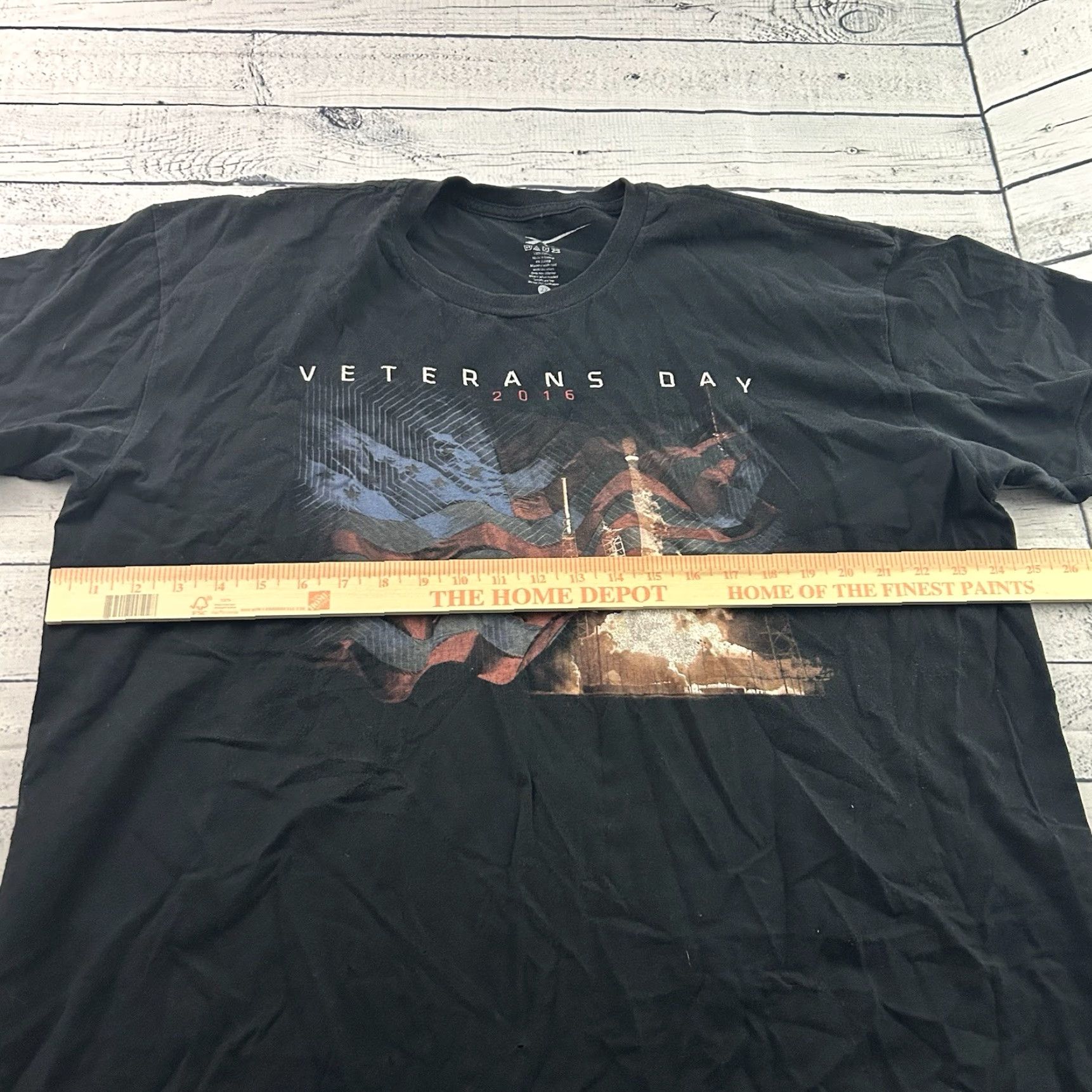 Vintage SpaceX Veterans Day 2016 Launch Short Sleeve T Shirt Men's 2XL Black Size US XXL / EU 58 / 5 - 5 Thumbnail