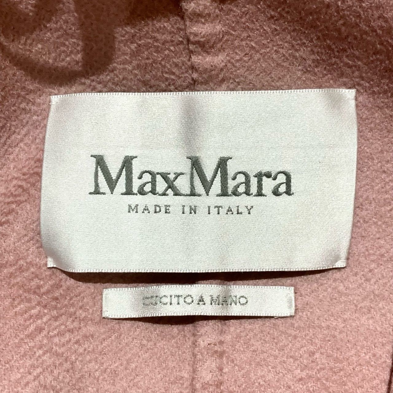 Max Mara Max Mara Womens Pink Cashmere Belted Overcoat Size 36 Size XS / US 0-2 / IT 36-38 - 2 Thumbnail