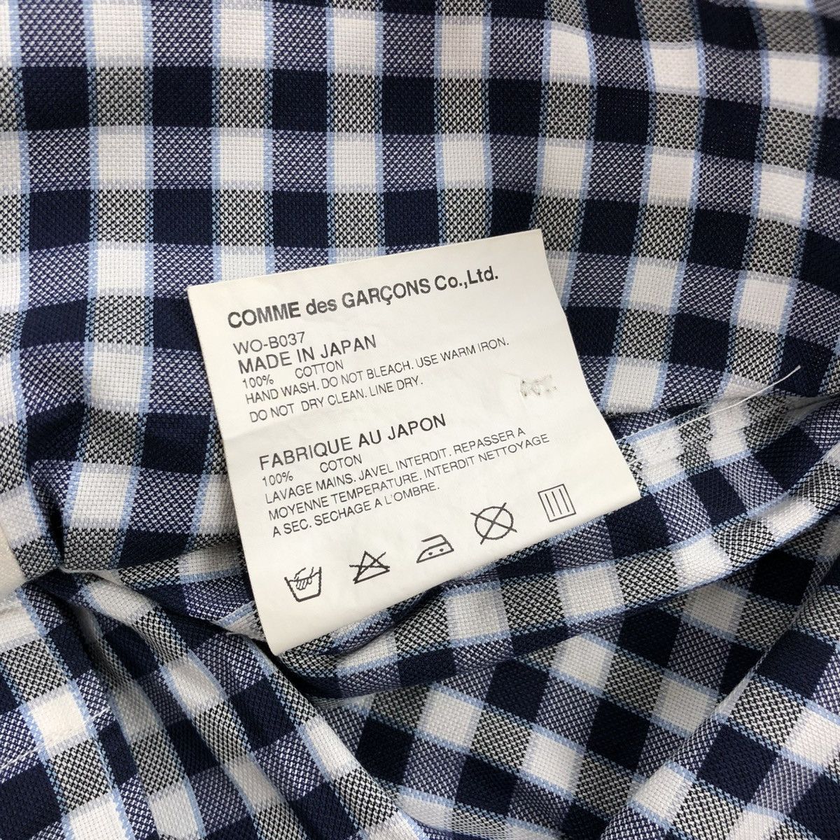 Comme des Garcons Homme 🇯🇵 SS15 Junya Watanabe Comme des Garcons Man Plaid Shirt CDG Size US S / EU 44-46 / 1 - 12 Thumbnail
