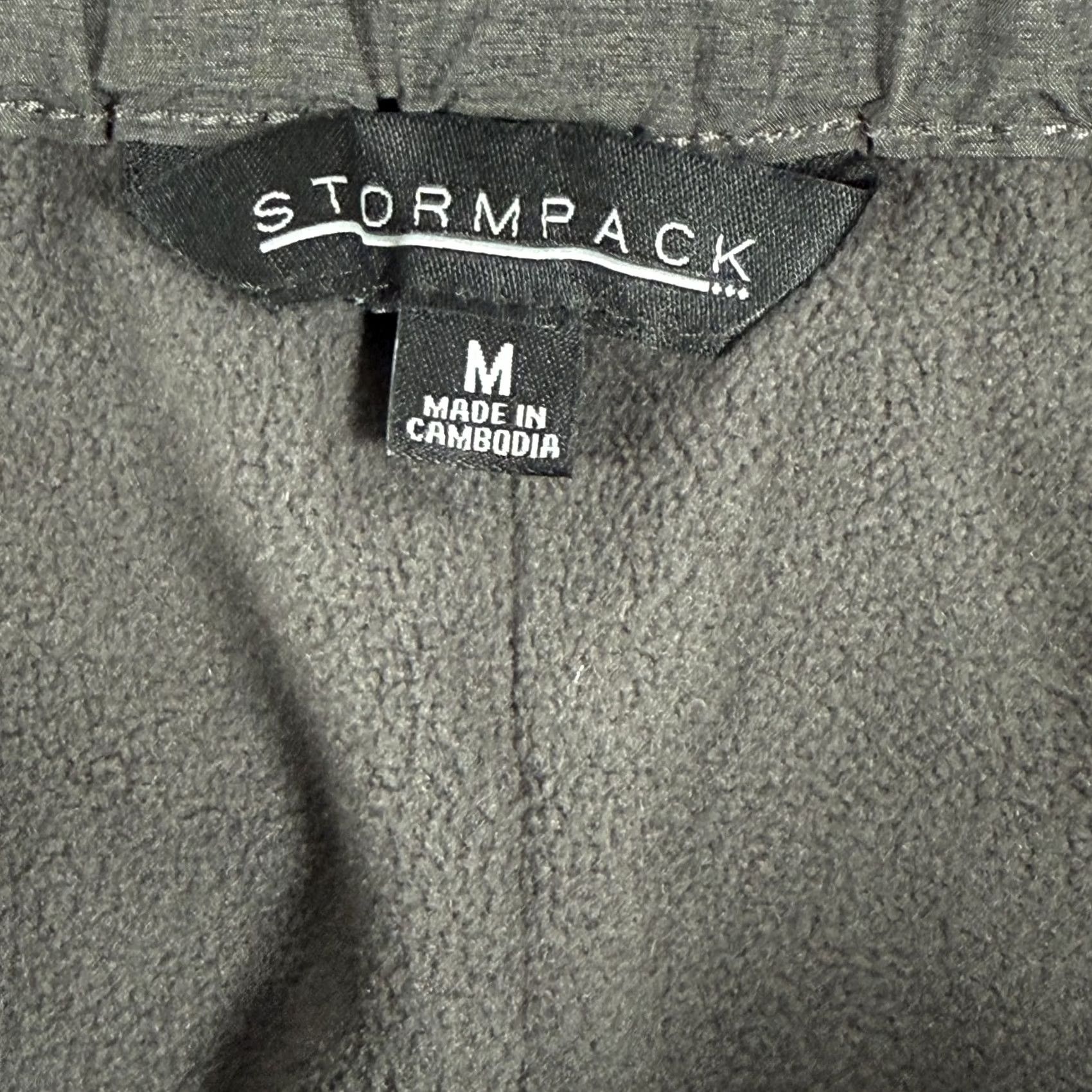 Vintage Stormpack Pants Mens Medium Gray Fleece Lined Water Resistant Outdoor Winter Warm Size US 31 - 3 Thumbnail