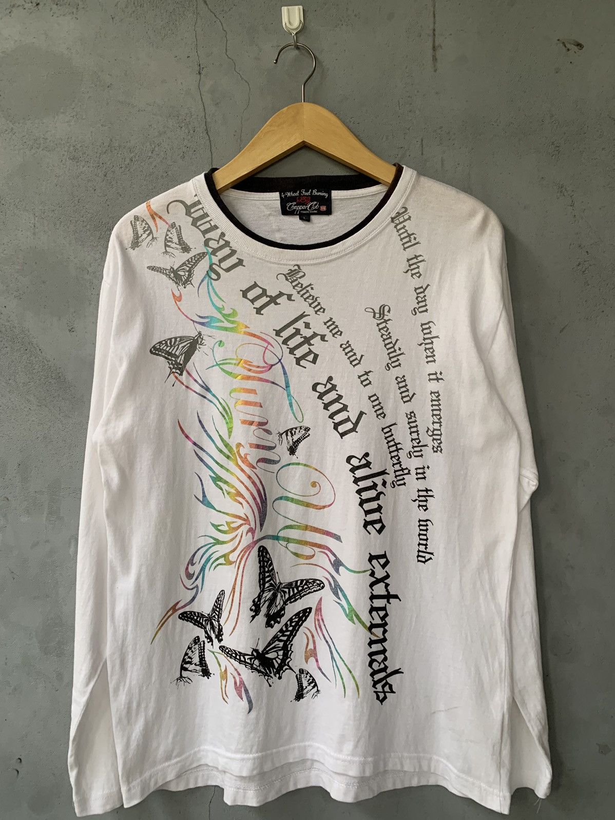 20471120 × Japanese Brand Japanese Undefined Poem Tribal Longsleeve Size US L / EU 52-54 / 3 - 1 Thumbnail