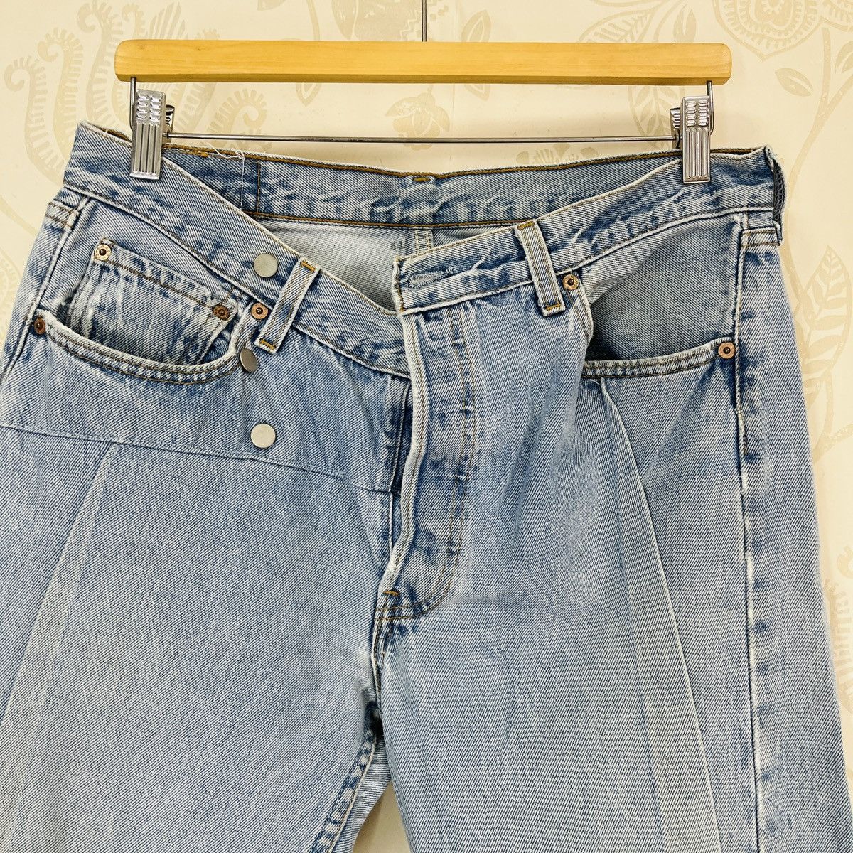 Levi's × Vintage Tokyo Ripper X Levis Distressed Jeans Size US 33 - 21 Thumbnail