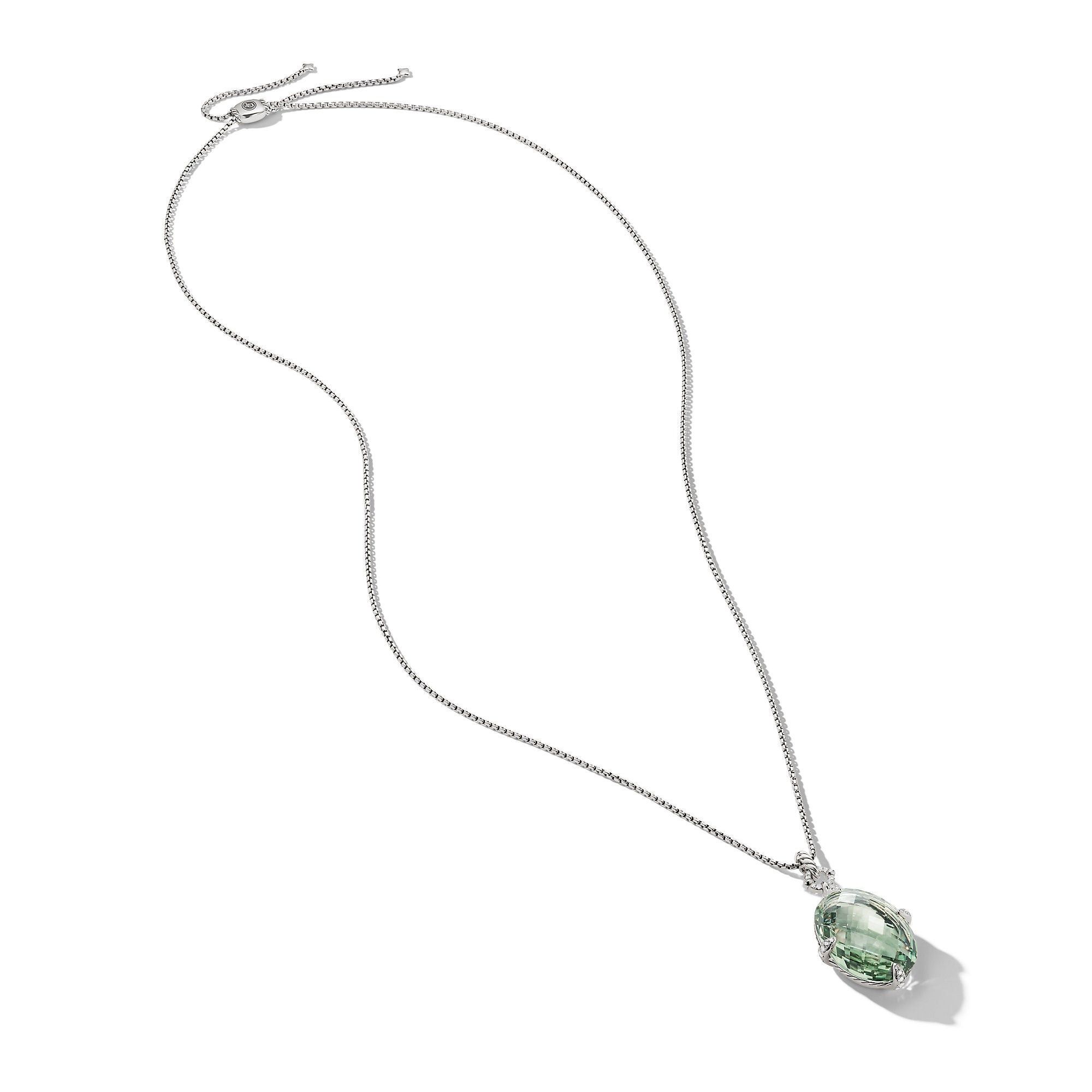 David Yurman o1w1db10325 Chatelaine Pendant Necklace with Diamonds Size ONE SIZE - 2 Thumbnail
