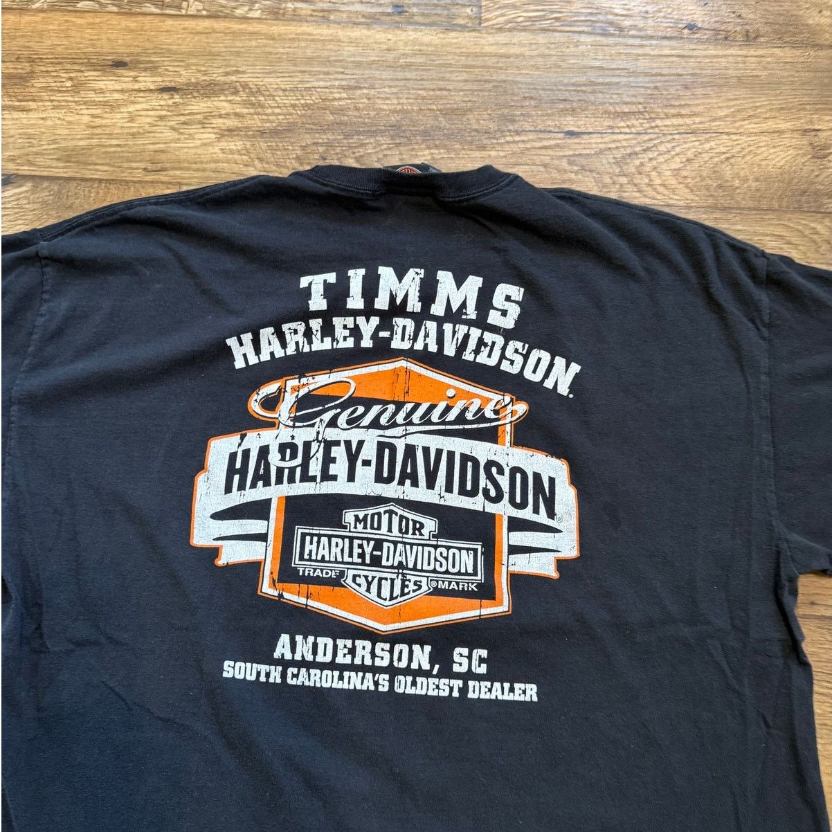 Harley Davidson Harley Davidson Motorcycles 3D Skull Graphic Black Tee Shirt Size US XXL / EU 58 / 5 - 5 Thumbnail