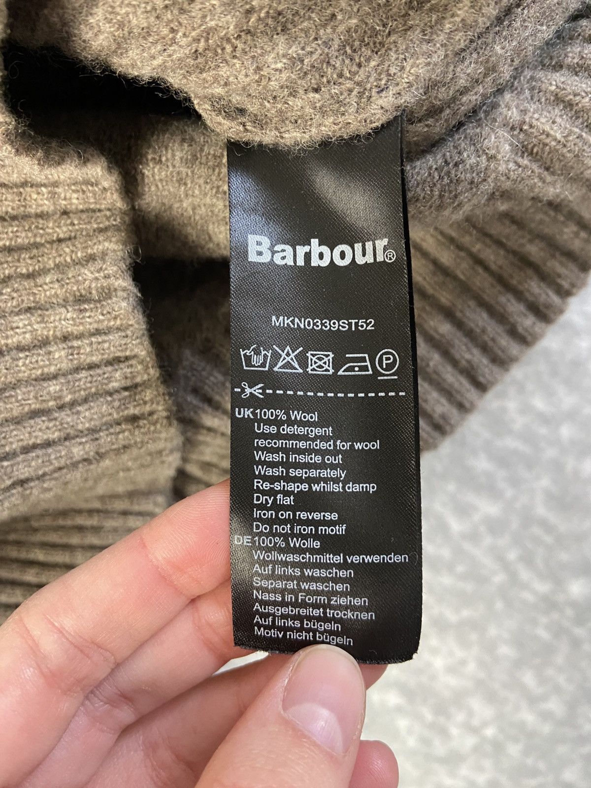 Barbour Barbour Wool Half-Zip Oversized Jumper Size US L / EU 52-54 / 3 - 5 Thumbnail