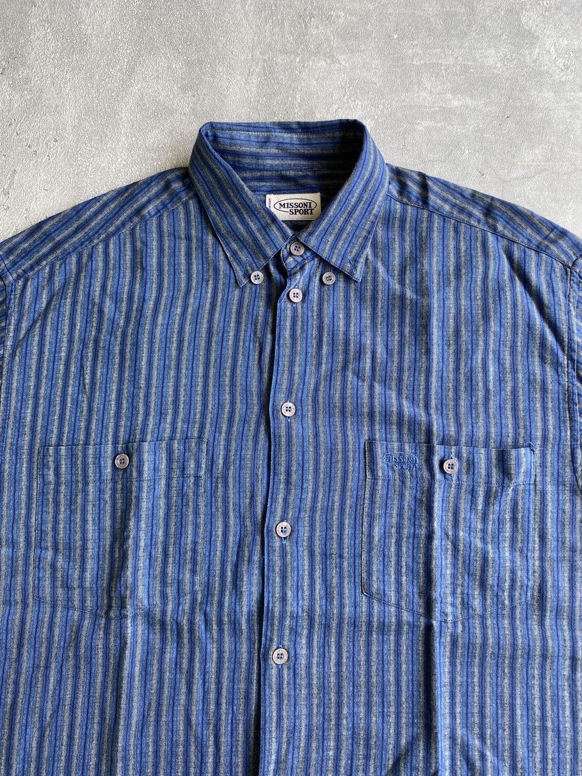 Missoni × Vintage Vintage Missoni Shirt Size US L / EU 52-54 / 3 - 2 Thumbnail
