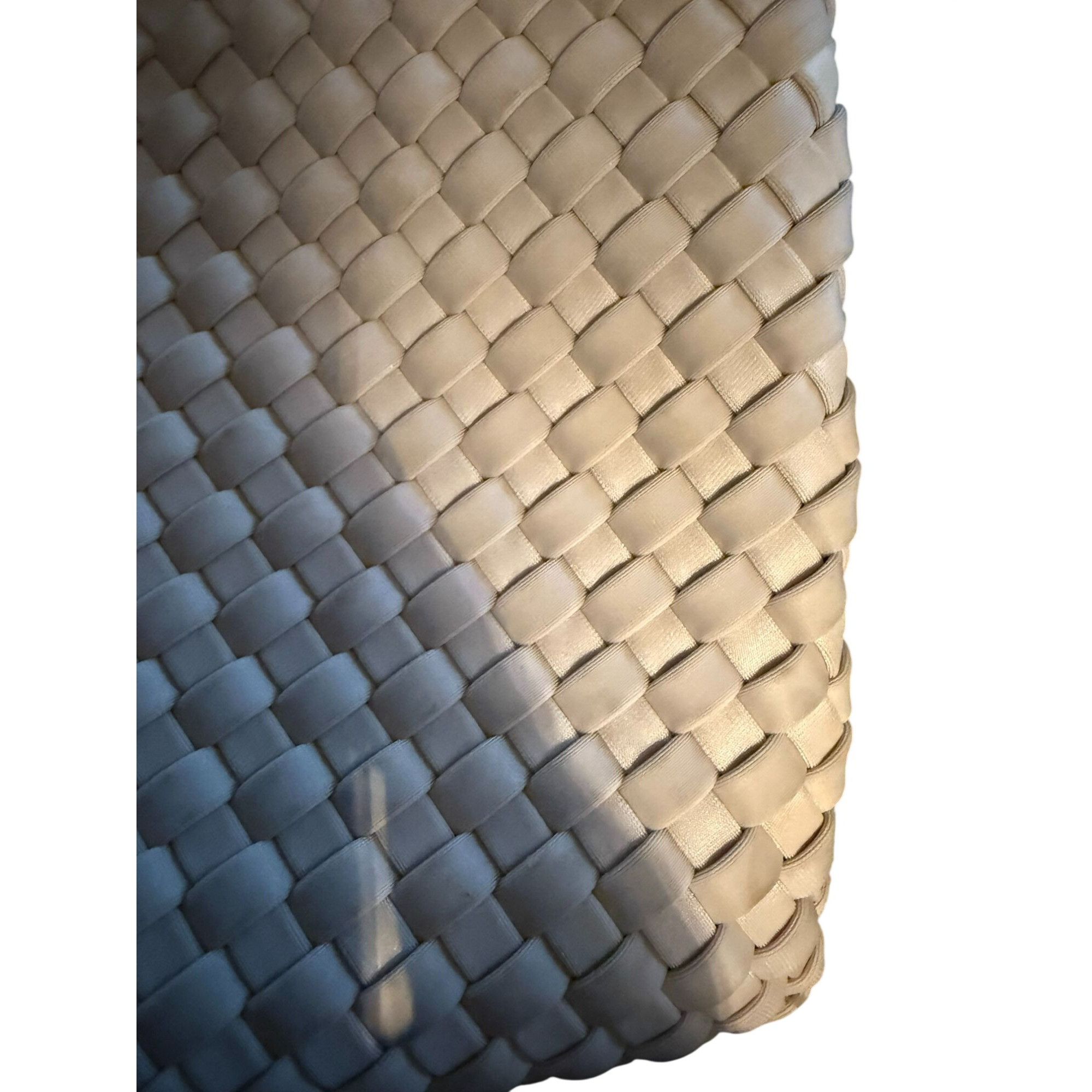 Other Naghedi Woven Beige Clutch Cosmetic Bag With Zipper Closure Size ONE SIZE - 3 Thumbnail