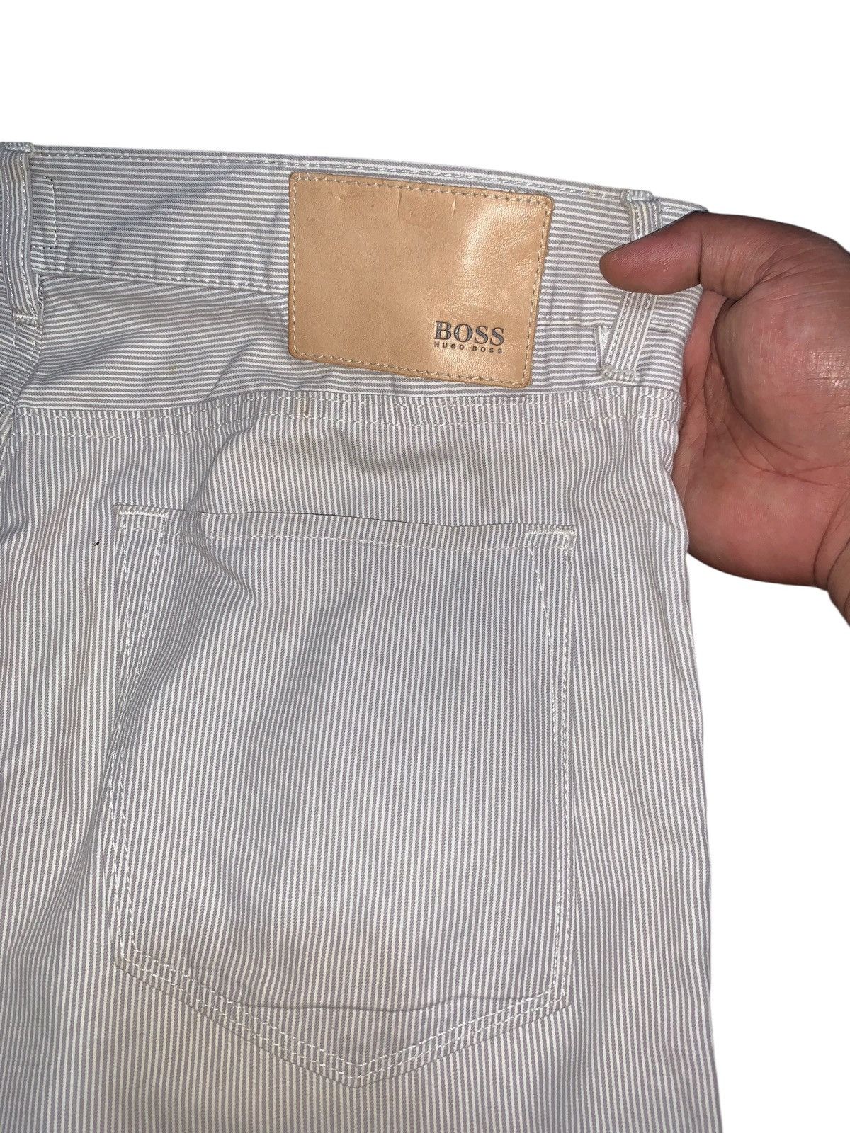 Hugo Boss Hugo Boss Maine pin stripes regular fit pants Size US 36 / EU 52 - 3 Thumbnail