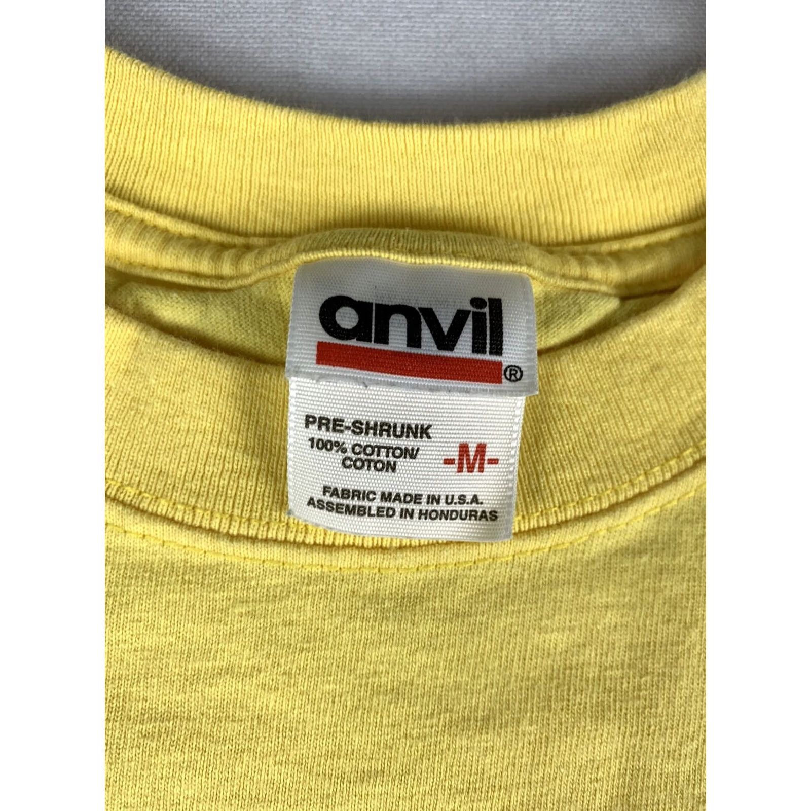Disney VINTAGE Disney T-Shirt Volunt EARS Double-Sided Yellow M Mens 90s Disney Size US M / EU 48-50 / 2 - 3 Thumbnail