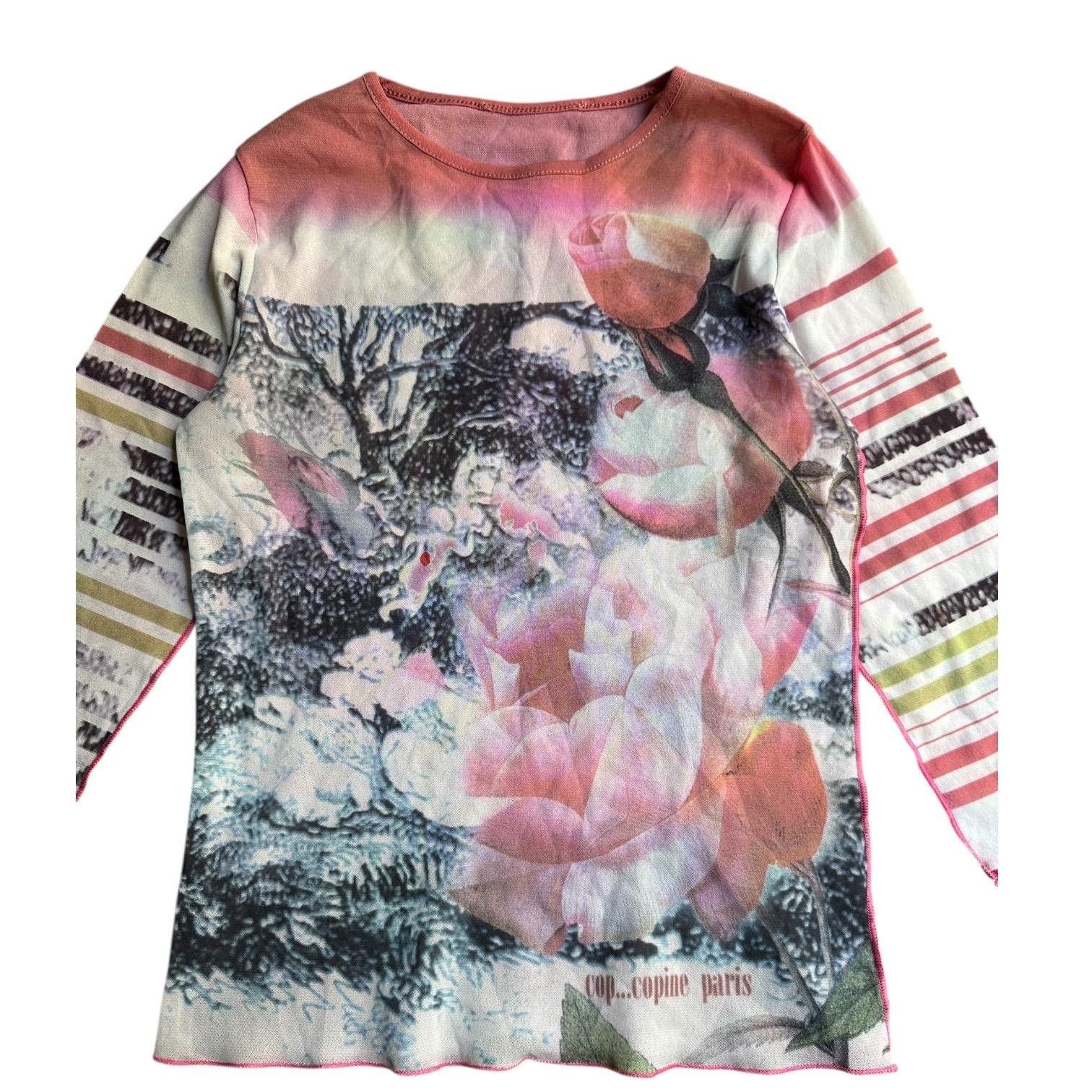 Cop Copine The Cop Copine Roses Meshtop Size ONE SIZE - 2 Thumbnail