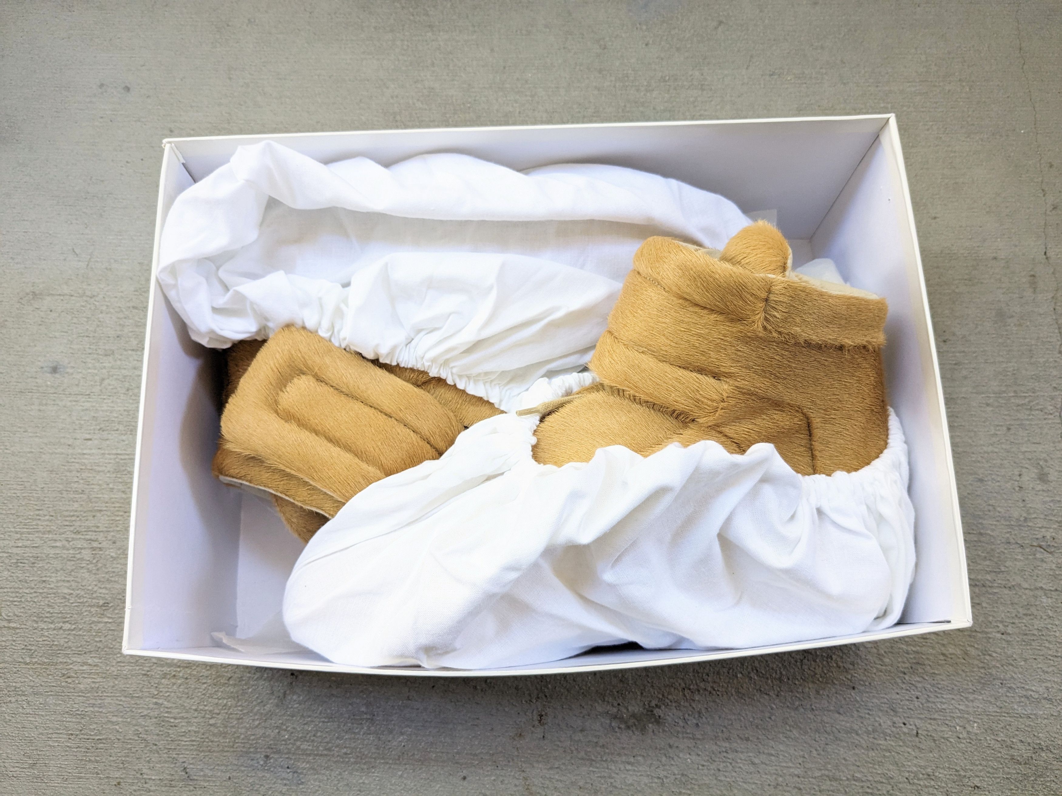 Maison Margiela Maison Margiela Future Pony Hair 9 42 Leather High Tops Tan Size US 9 / EU 42 - 21 Thumbnail