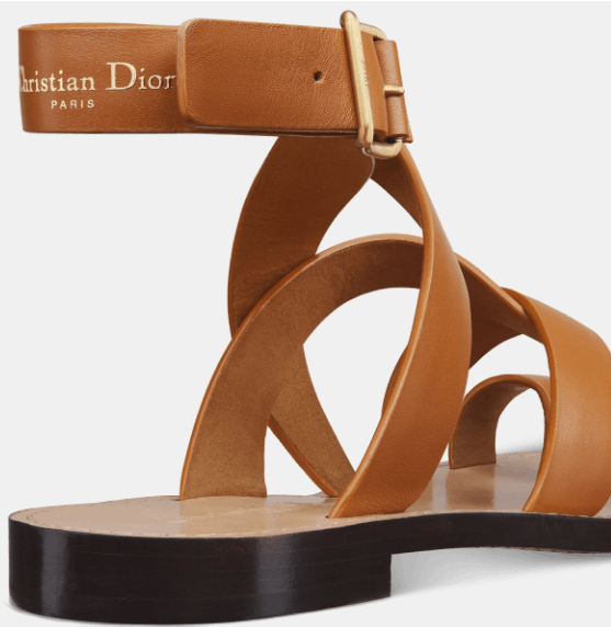 Dior o1w1db10725 KCO024 Sun Toe-Ring Sandals in Camel Size US 12 / IT 42 - 4 Thumbnail