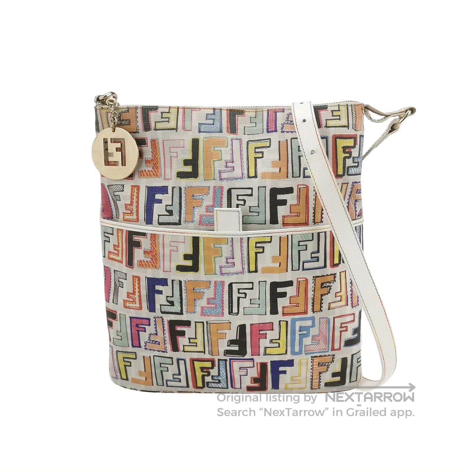 Fendi Fendi Graffiti Monogram Shoulder Bag. Size ONE SIZE - 1 Thumbnail