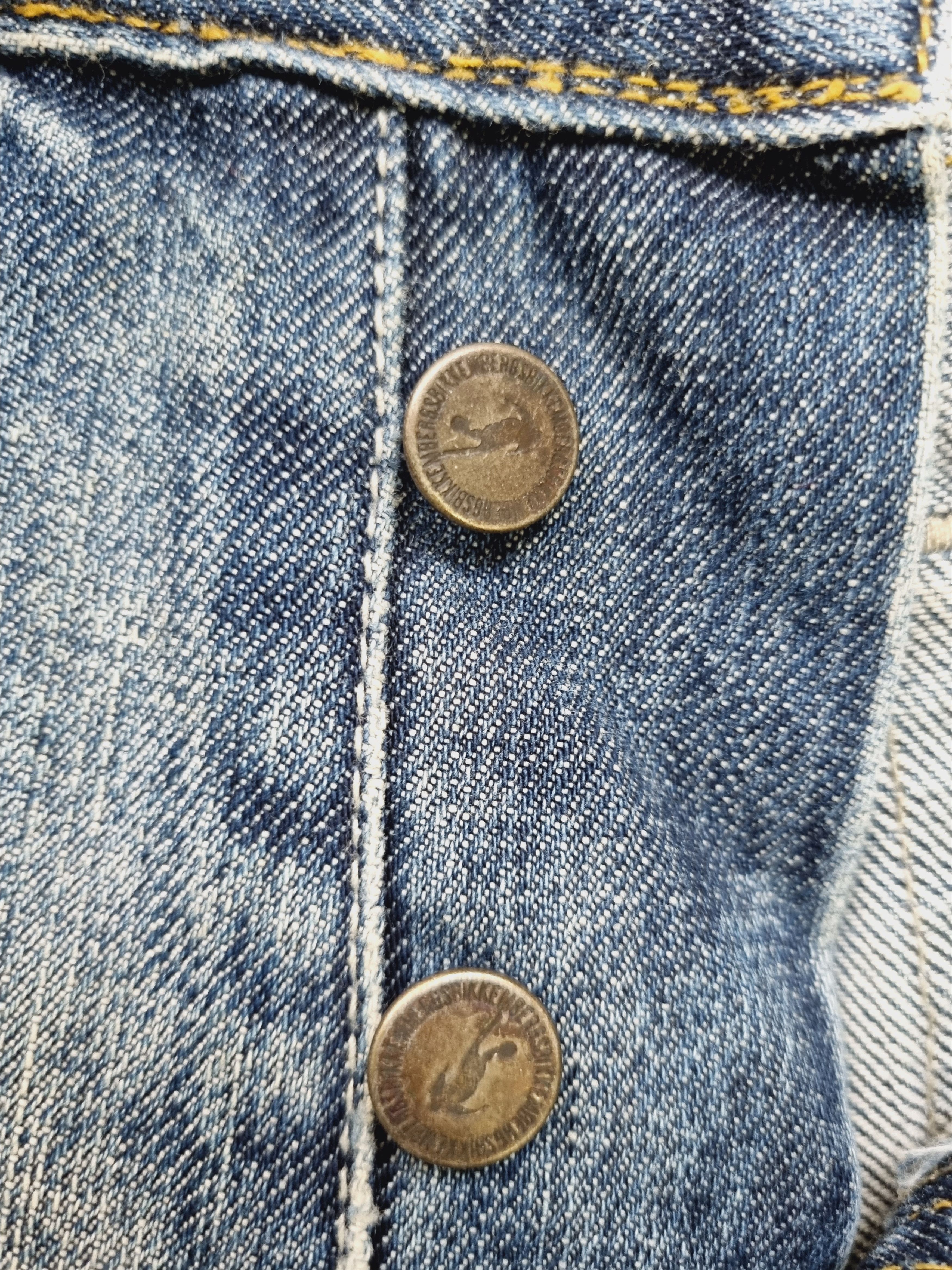 Dirk Bikkembergs × Vintage Bikkembergs Jeans Leather Patch Big Logo Denim Pant Size US 32 / EU 48 - 16 Thumbnail
