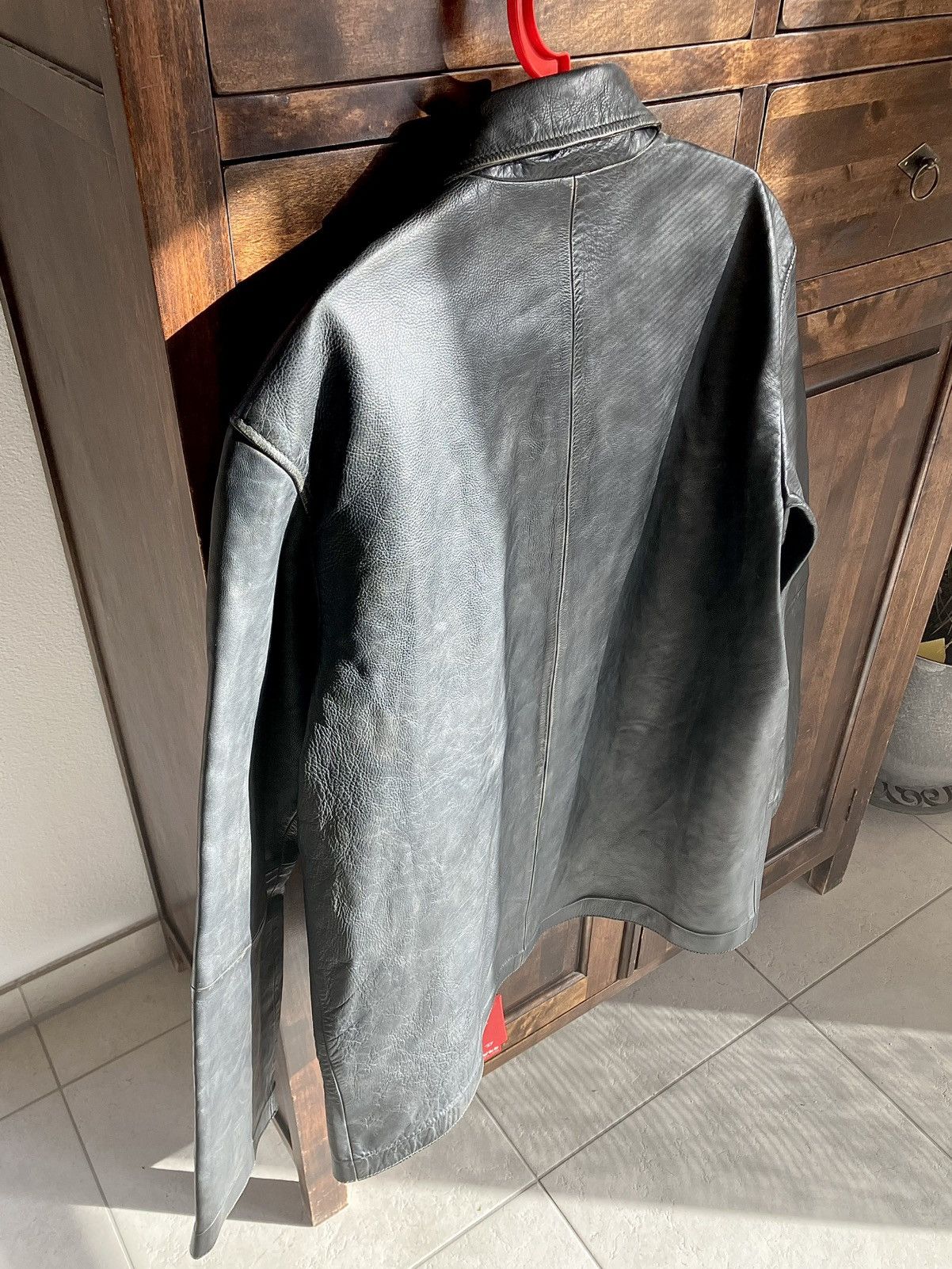 Diesel Diesel Leather Jacket L-Stoller - Vintage Black Size US L / EU 52-54 / 3 - 3 Thumbnail