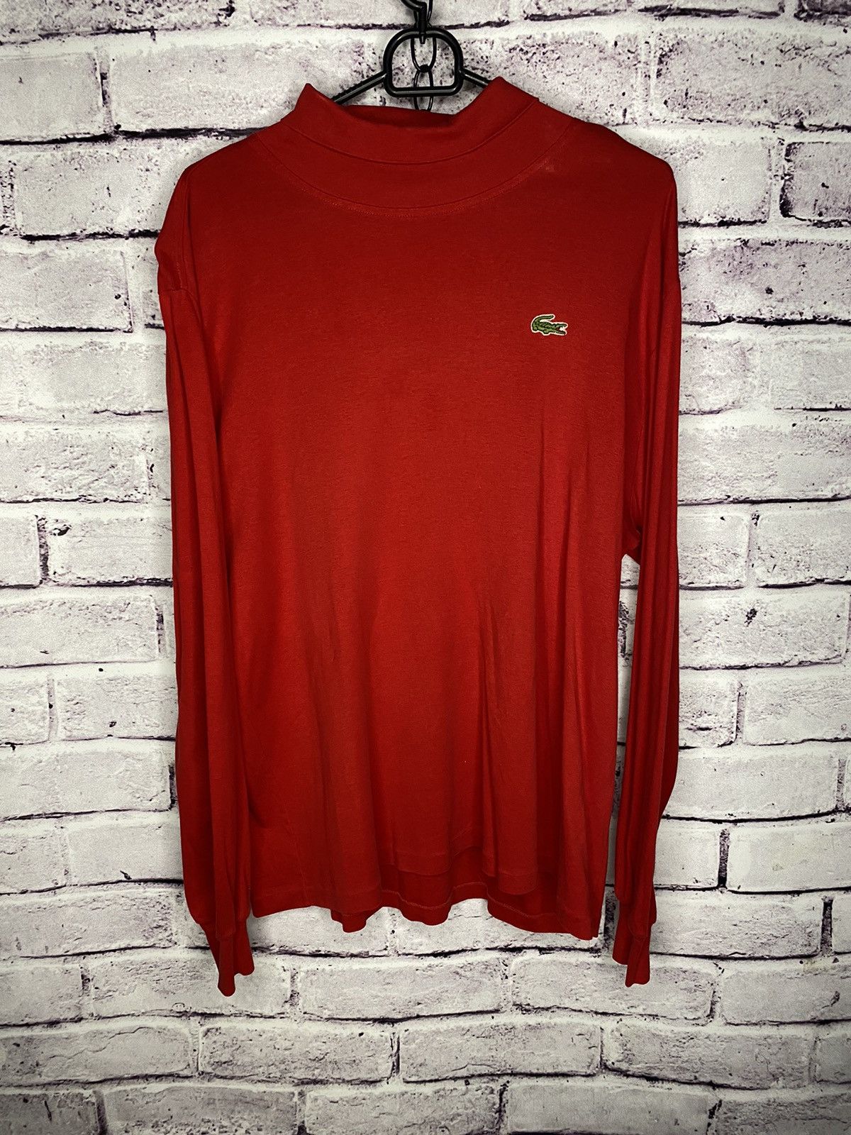 Lacoste MENS vintage Long sleeve Lacoste old money mini logo Size US L / EU 52-54 / 3 - 1 Thumbnail