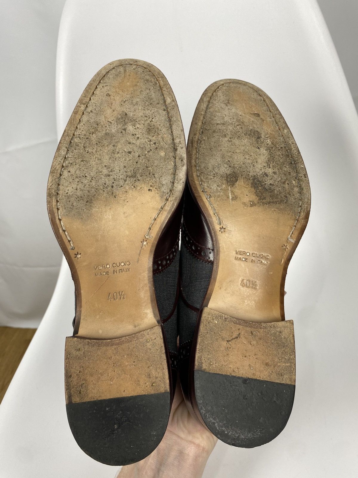 Dsquared2 Dsquared2 Derby Brogues Denim Leather size 40.5 Size US 10.5 / IT 40.5 - 7 Thumbnail